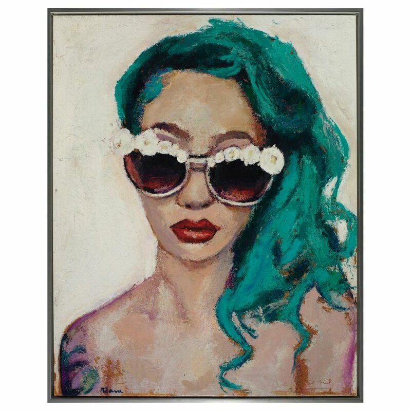 Nava Lundy Retro Princess by Nava Lundy - Painting on Canvas