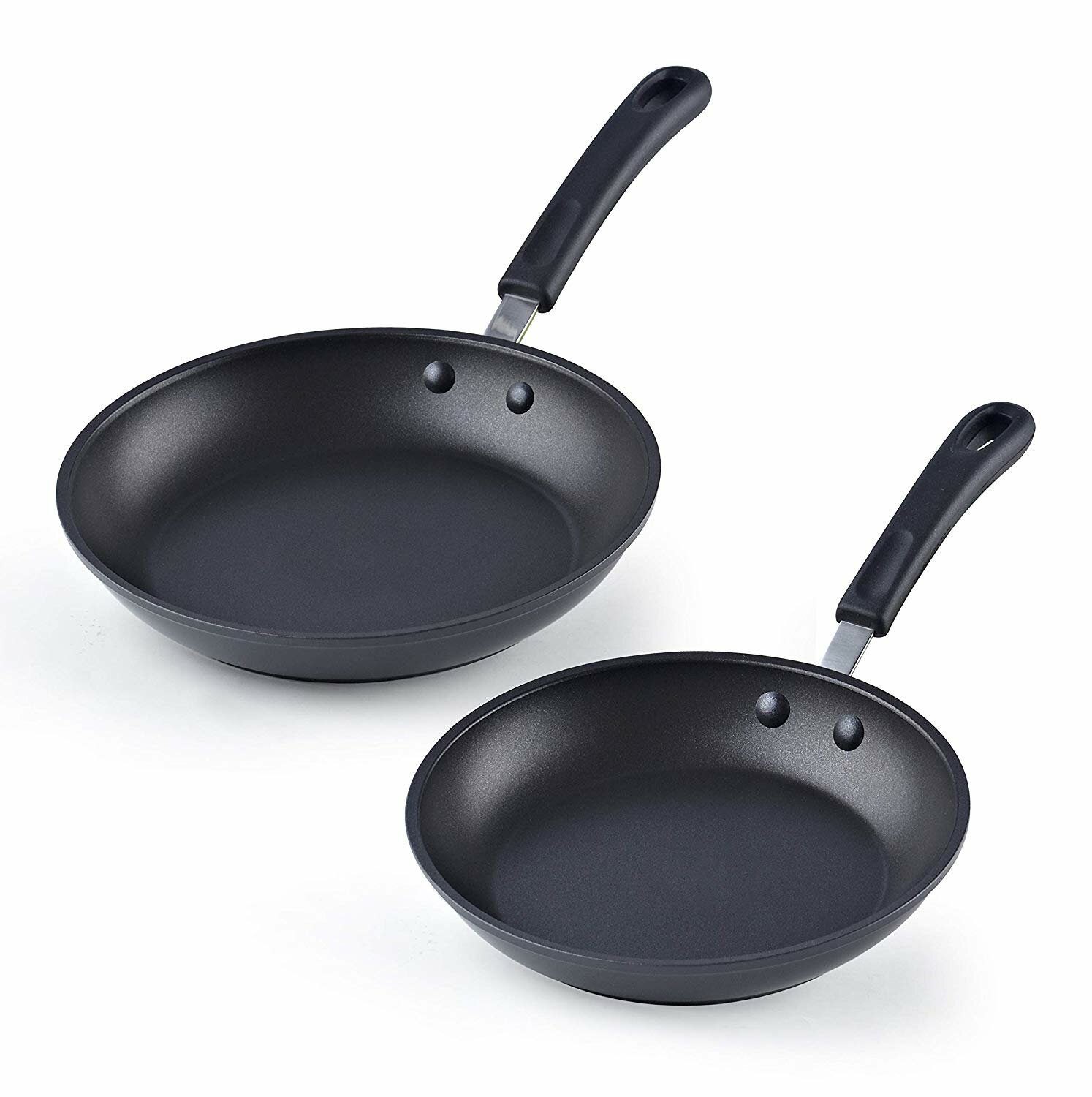 Black 8/9.5 Cook N Home Professional Hard Anodize Saute Fry Pan 