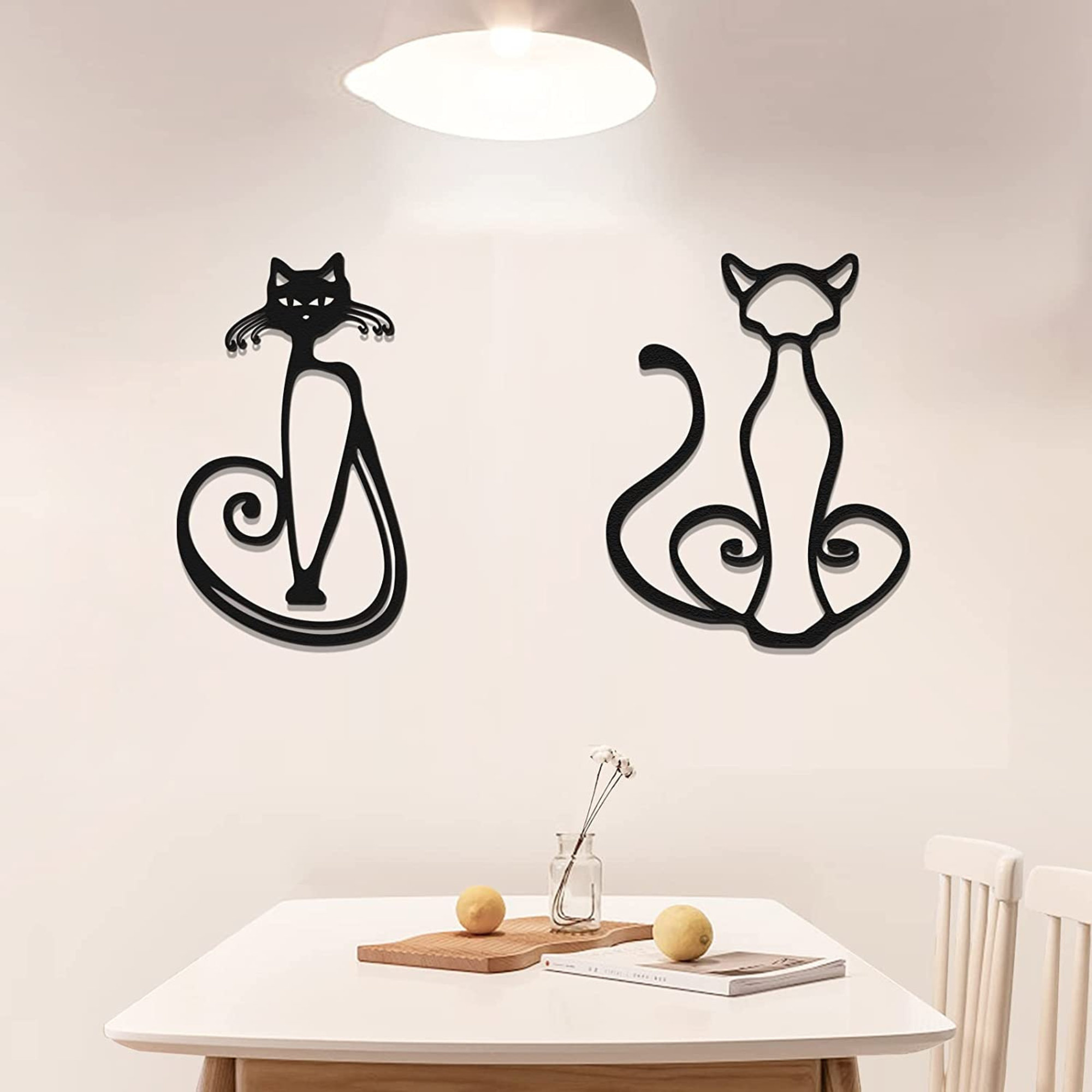 Red Barrel Studio® 2 Piece Cute Cat Wall Décor Set Wayfair