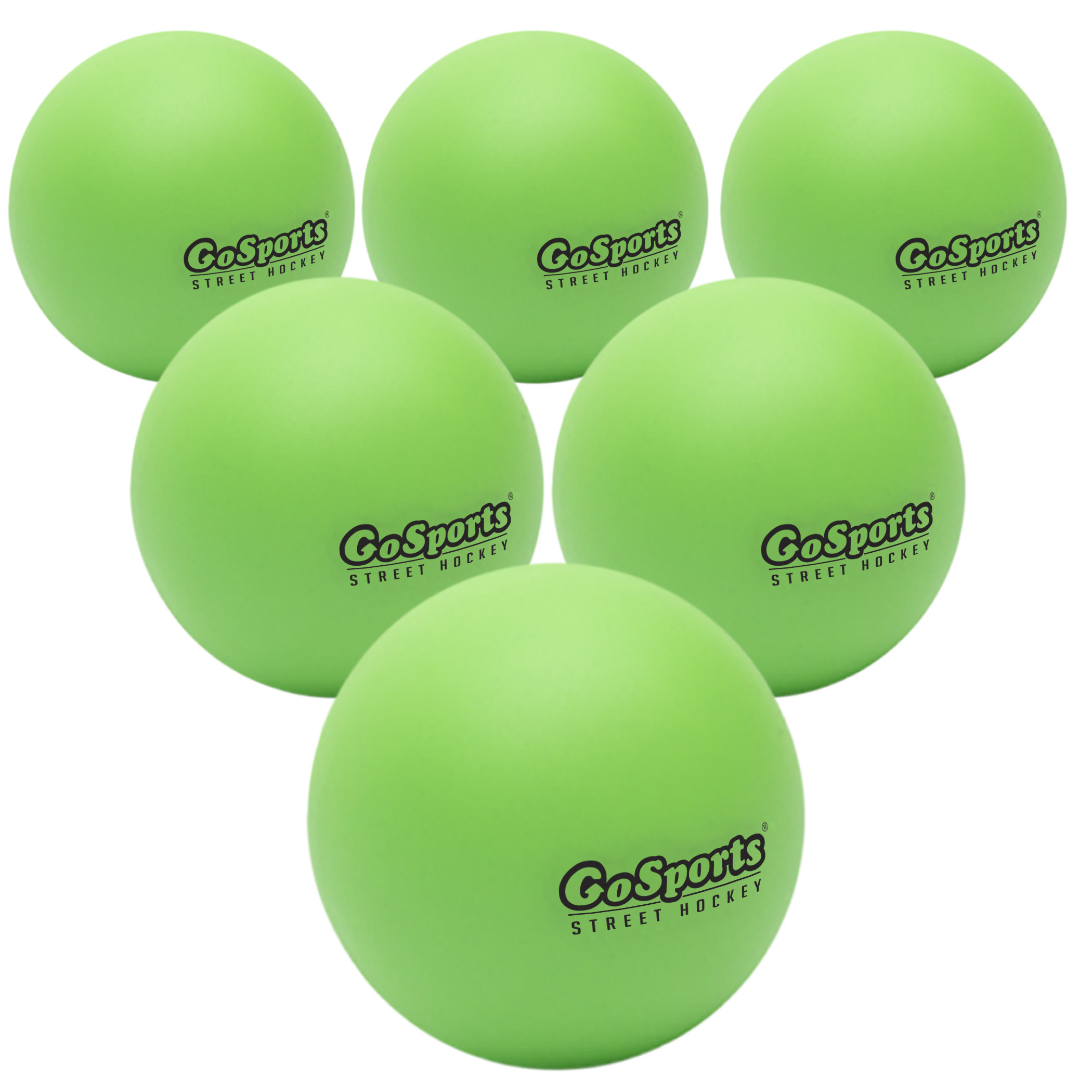 Gosports 2.5" Street Hockey Balls 6 Pack Wayfair