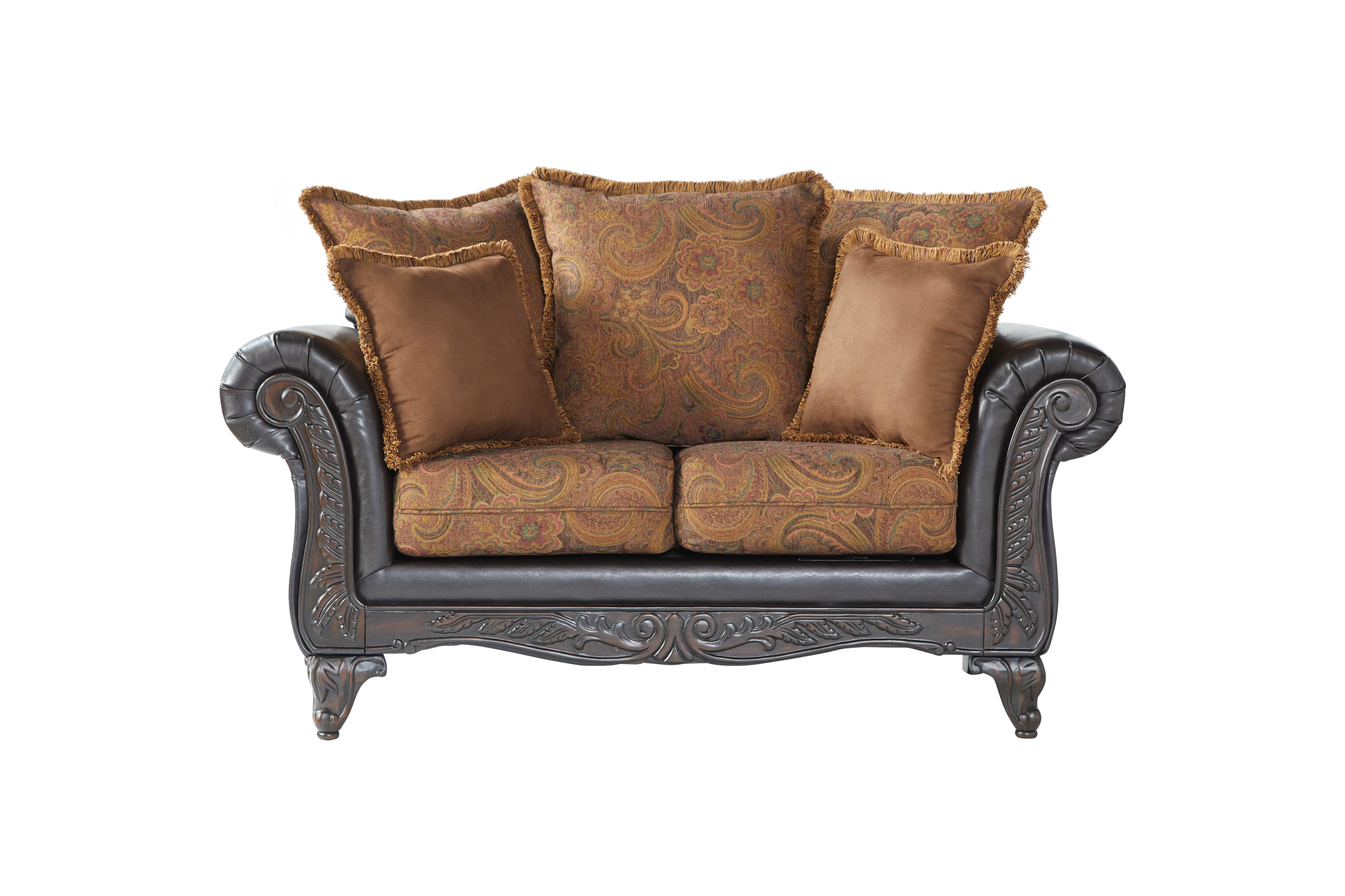 Gasaway 71” Flared Arm Loveseat with Reversible Cushions