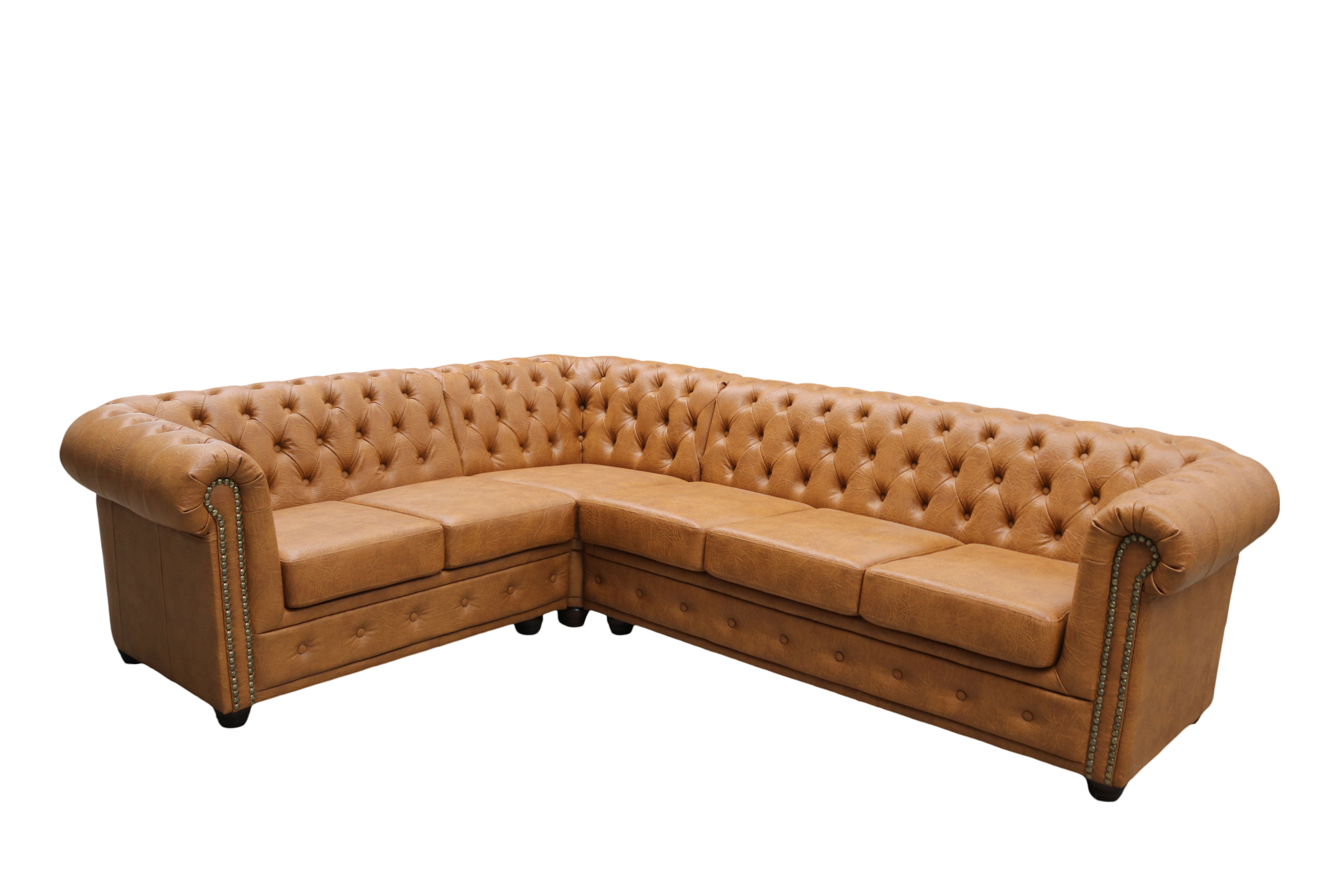 Three Posts Ramey Vegan Leather Corner Sofa Wayfair.co.uk