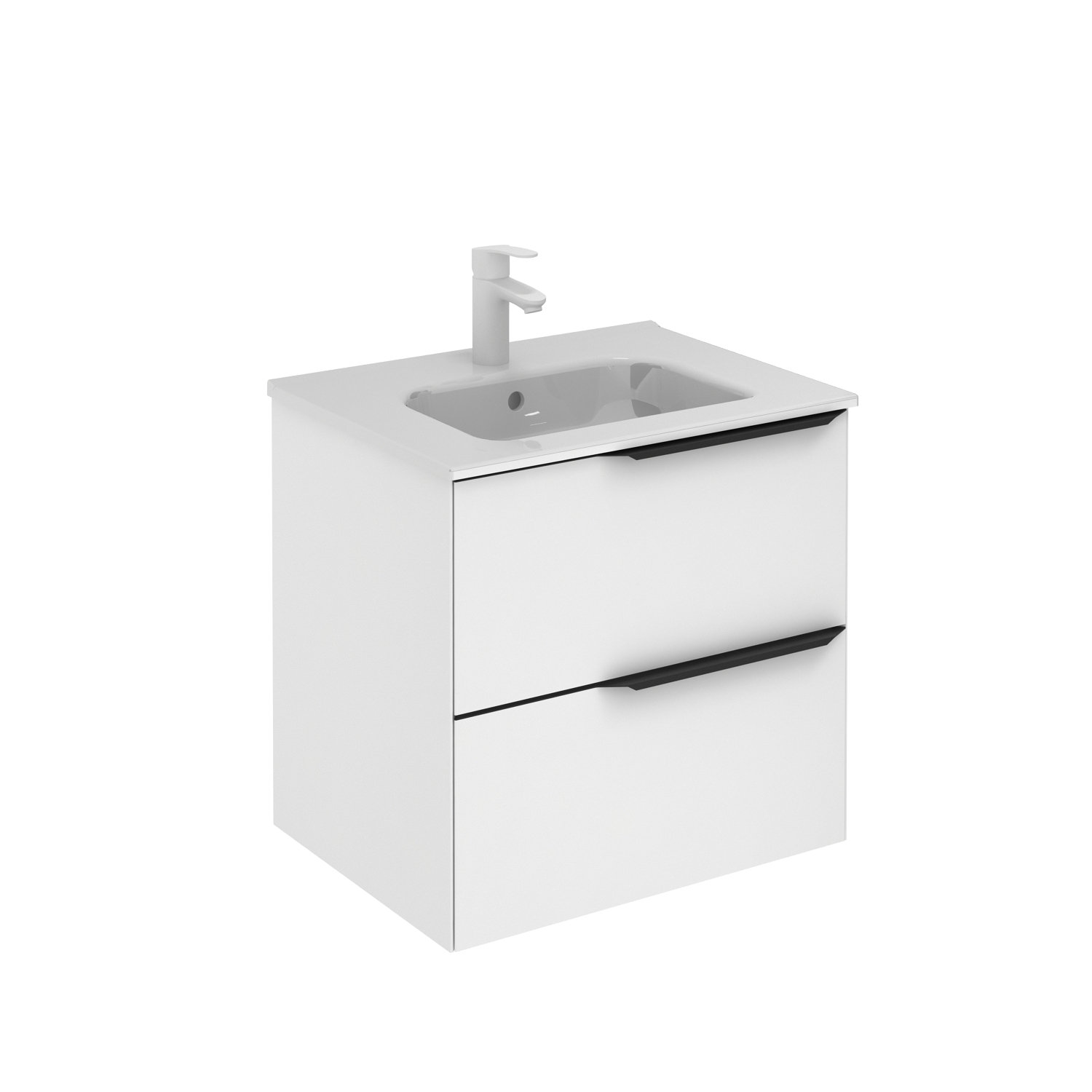 Royo USA 24'' Wall Mounted Single Bathroom Vanity with Ceramic Vanity