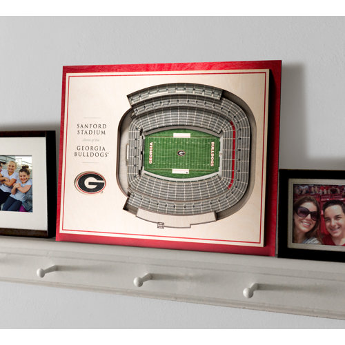 YouTheFan Kentucky Wildcats 5-Layer 3D Stadium Wall Art - Rupp Arena, Officially Licensed NCAA Decor For Fans