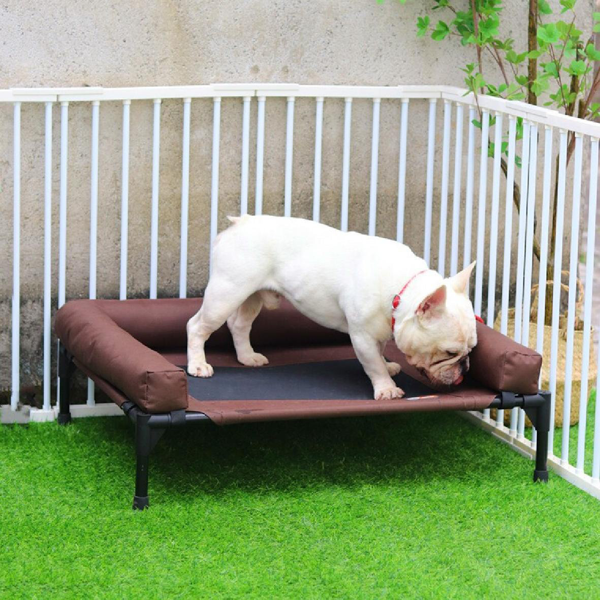 Tucker Murphy Pet™ Bernhardus Pet Bed Dog Camp Bed Pillow Dog Bed Off