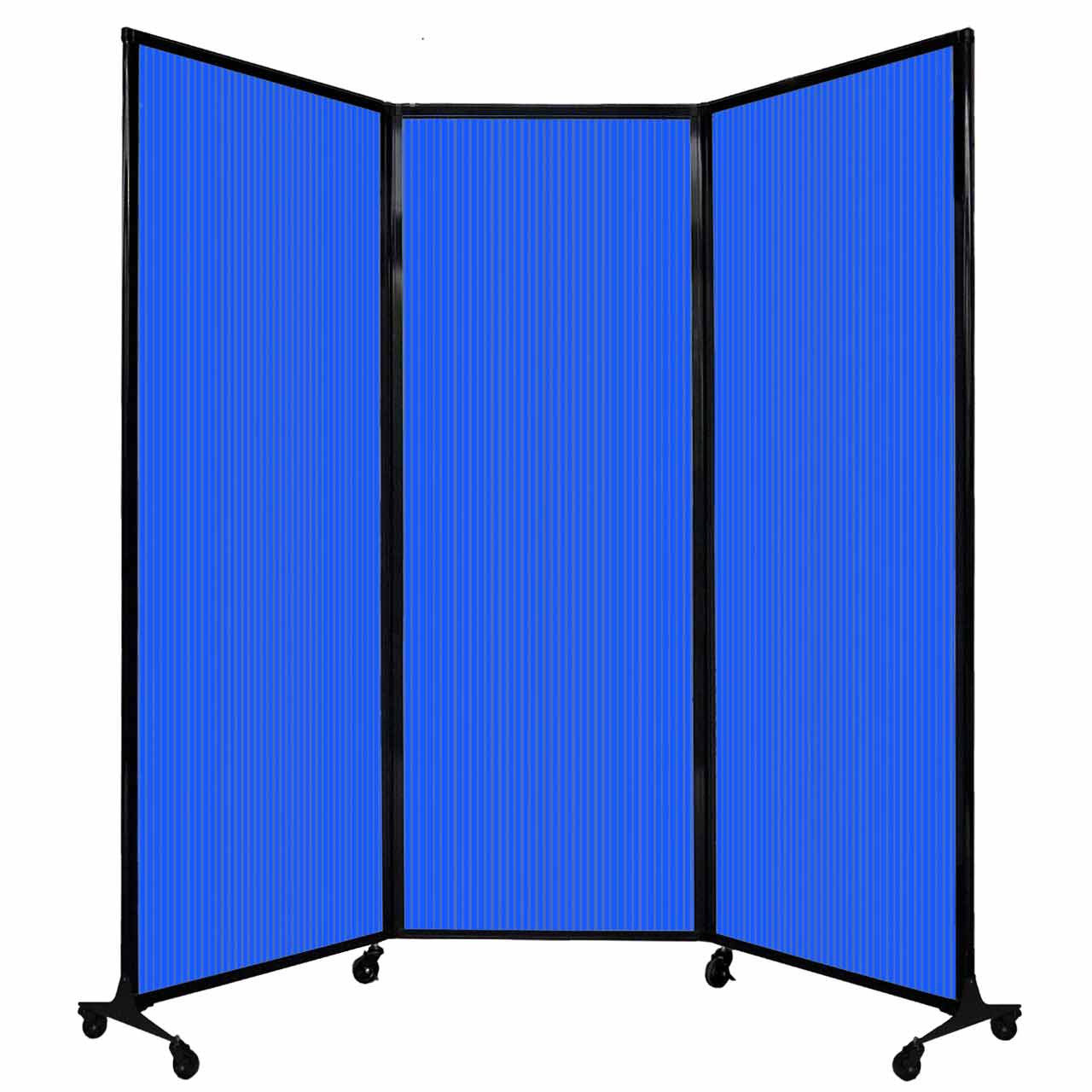 Versare 7'4" Tall Quickwall Folding Portable Partition Polycarbonate