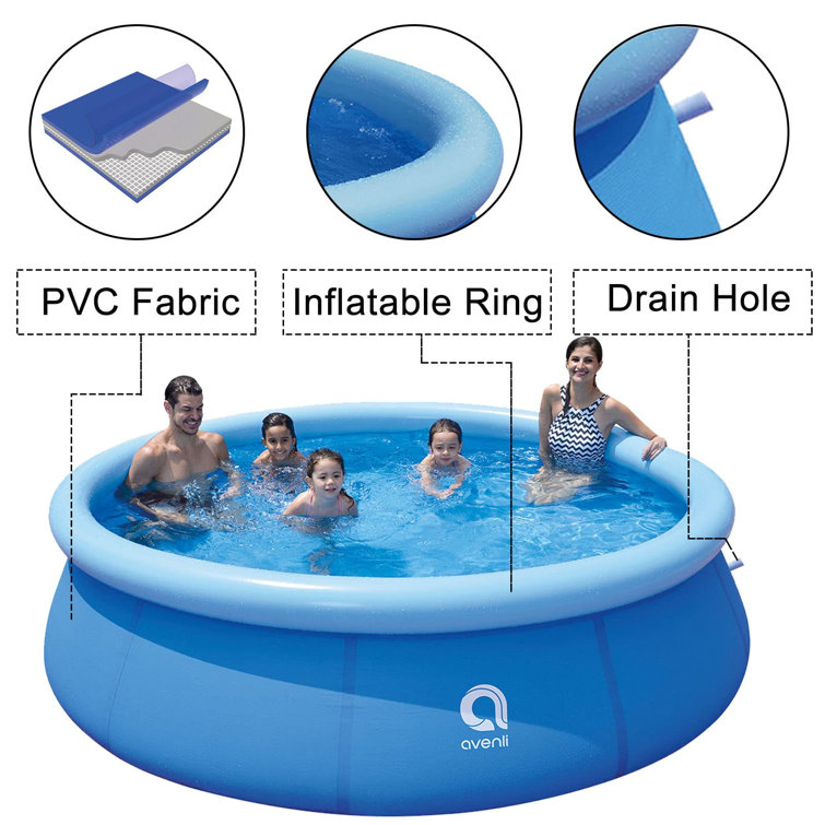 3ft deep inflatable pool