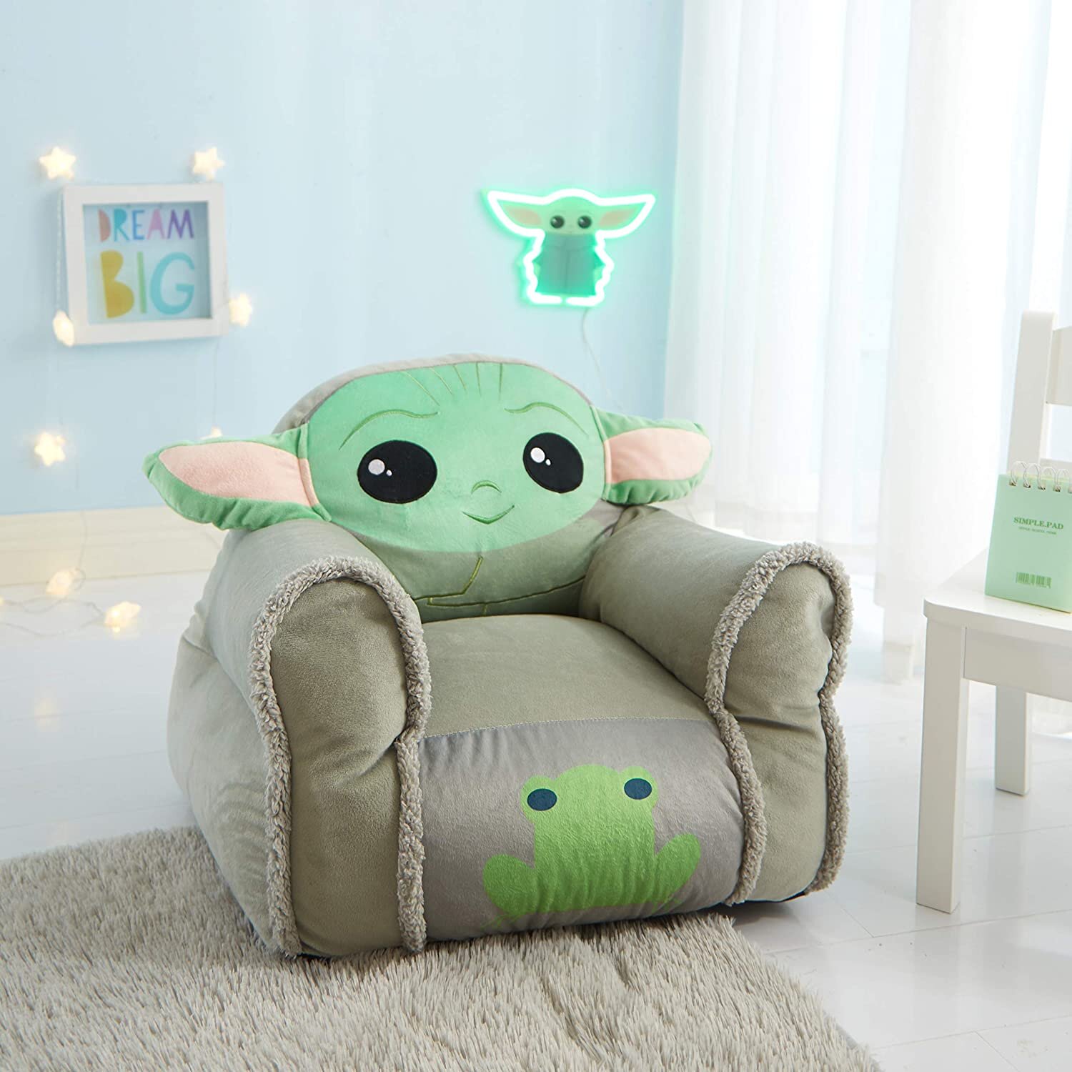 Details about   RARE Disney Star Wars Mandalorian The Child Plush Bean Bag Chair NEW for Easter 