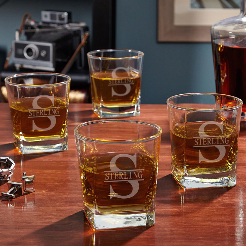 Home Wet Bar Oakmont Custom Rutherford 10 oz. Whiskey Glass & Reviews ...
