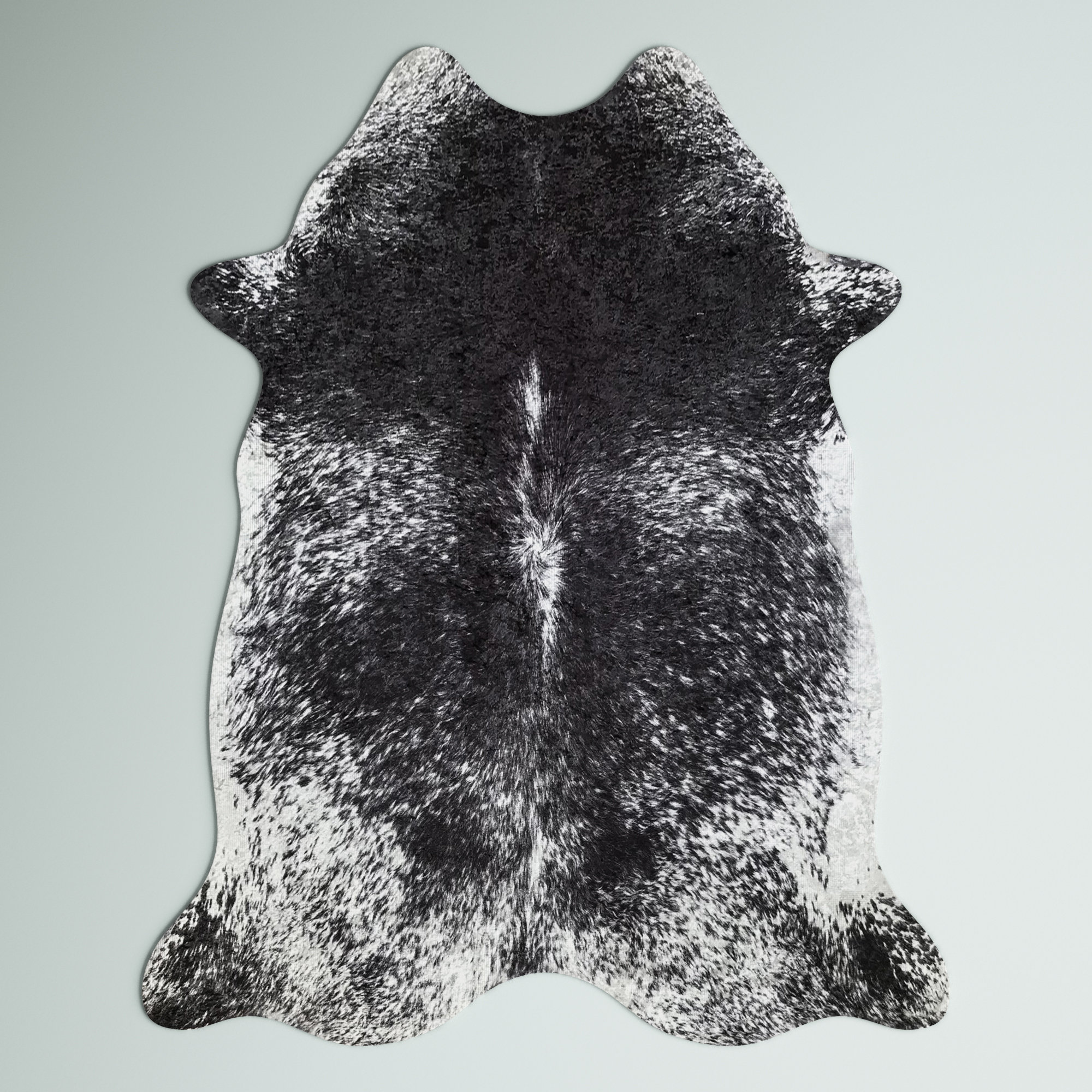 Mercury Row® Albury Cowhide Black Rug & Reviews Wayfair