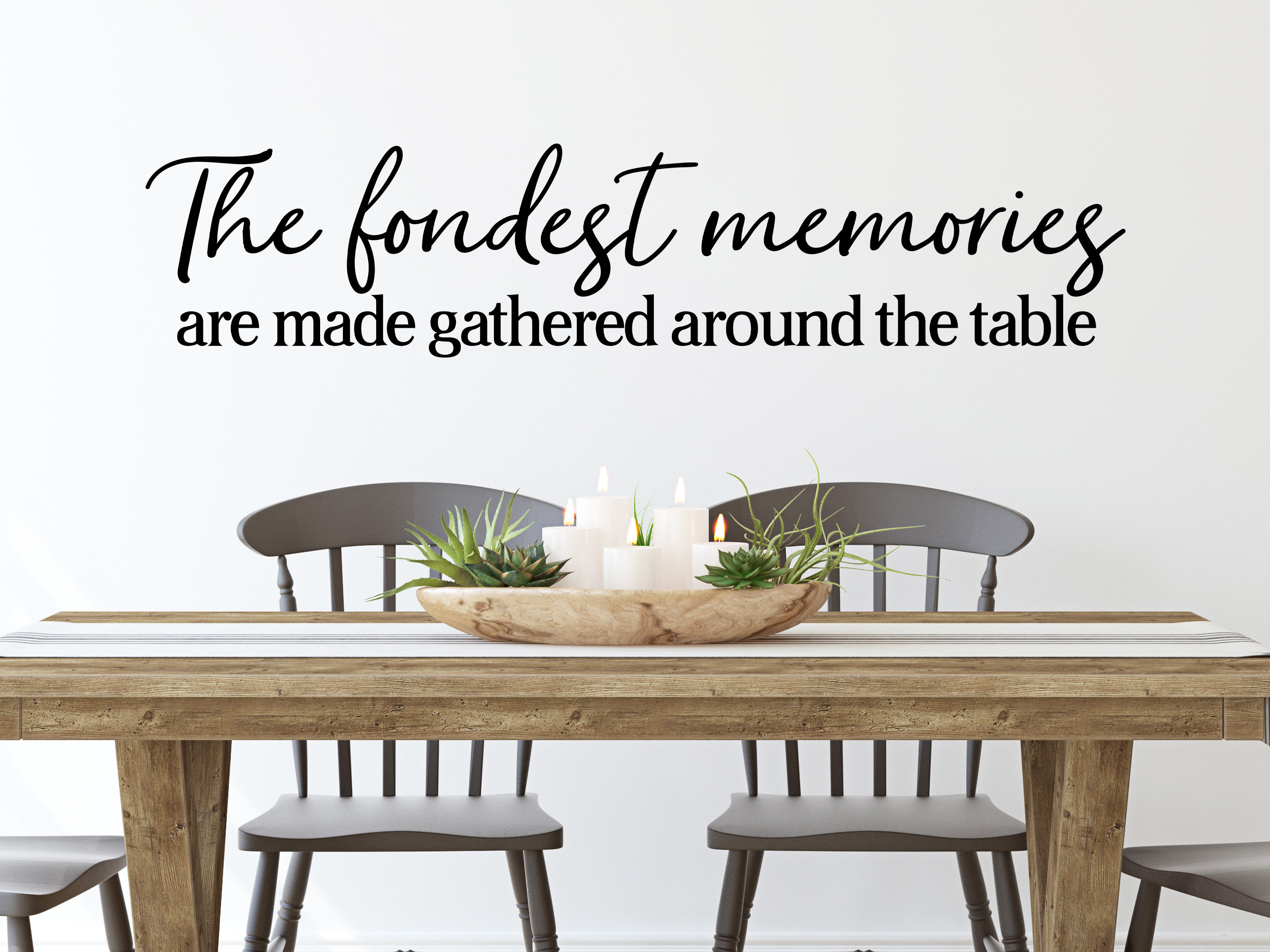 Story Of Home Decals The Fondest Memories Are Made Gathered Around the