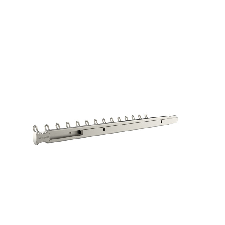 Closetmaid Sliding Tie Rack : 20 Hook Sliding Tie Rack White – KMFP