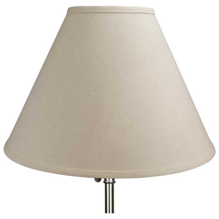 13 inch Grey Linen Empire Shade With Dual Fitting Table Lampshade 