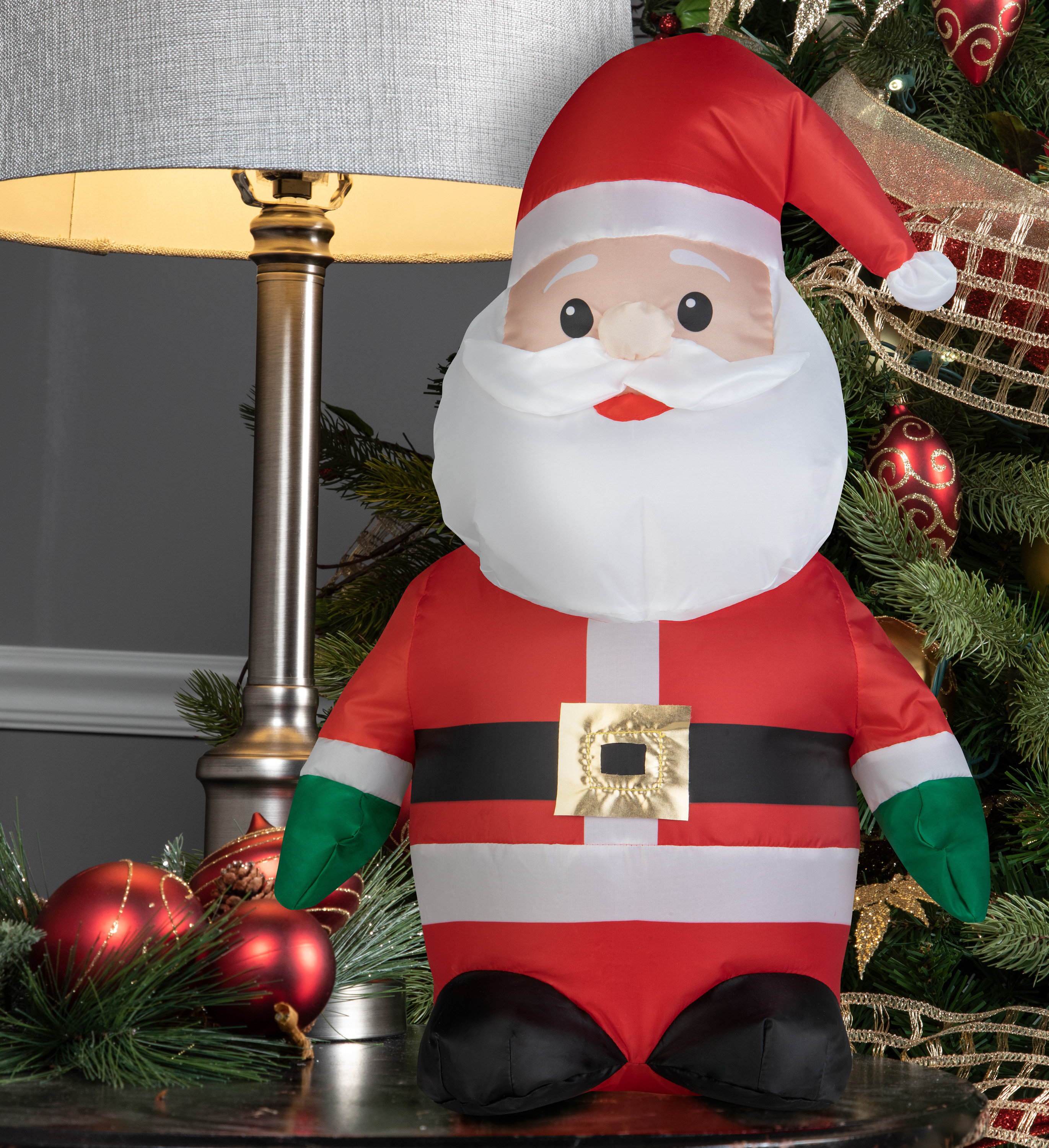 Gemmy Industries Airdorable AirblownSanta Inflatable Wayfair