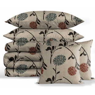 villa lugano linen blend comforter set