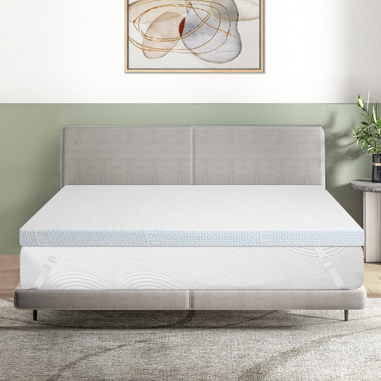 Alwyn Home Goggin Super Soft 3 Memory Foam Mattress Topper Wayfair