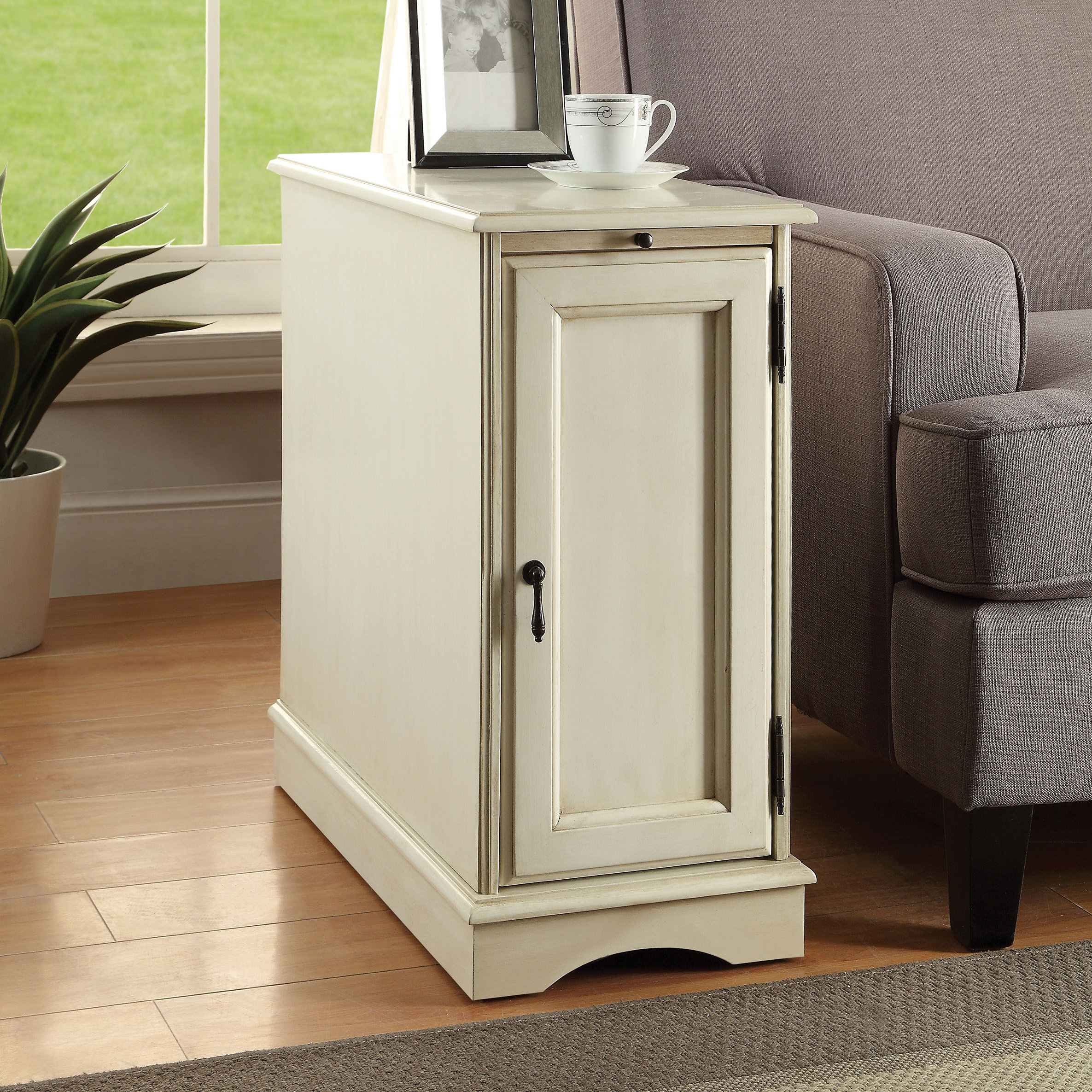 Darby Home Co Bulmershe 24'' Tall Tray Top Block End Table & Reviews Wayfair