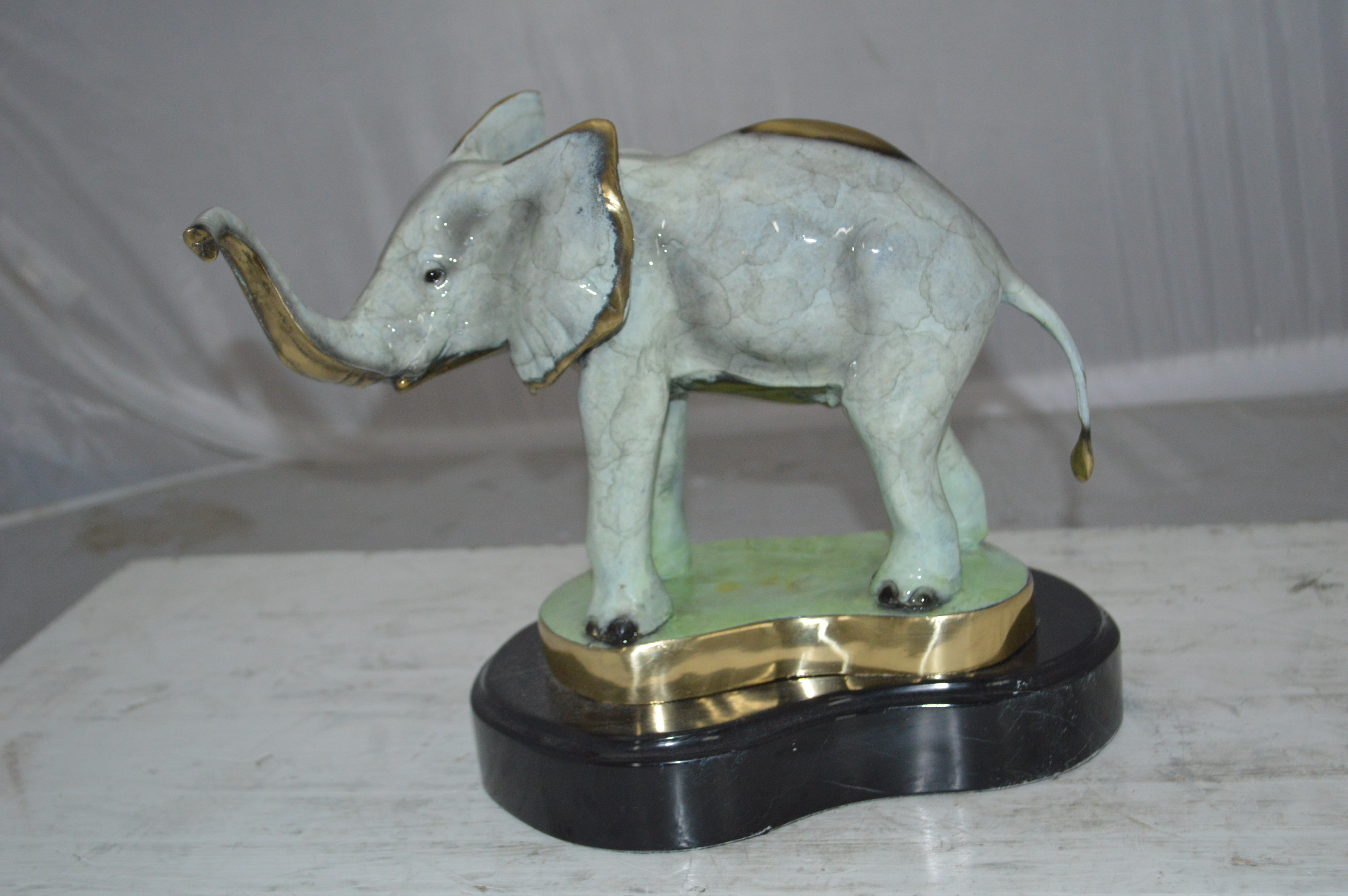 Bungalow Rose Elephant Trunk up Figurine Wayfair