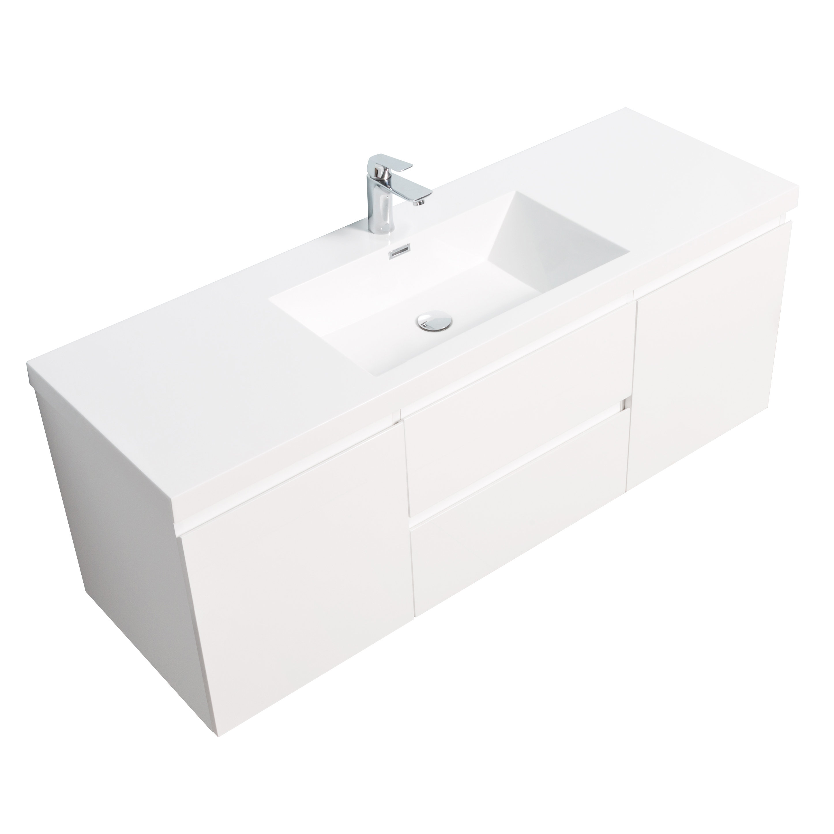 Wrought Studio Ayjay Hammond 58.7" W x 19.5" D x 20.5" H WallMounted