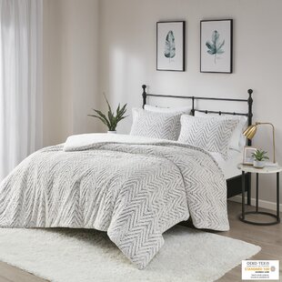Ultra Soft Down Alternative Marble Comforter Set Gray Pillow Shams King Queen US 