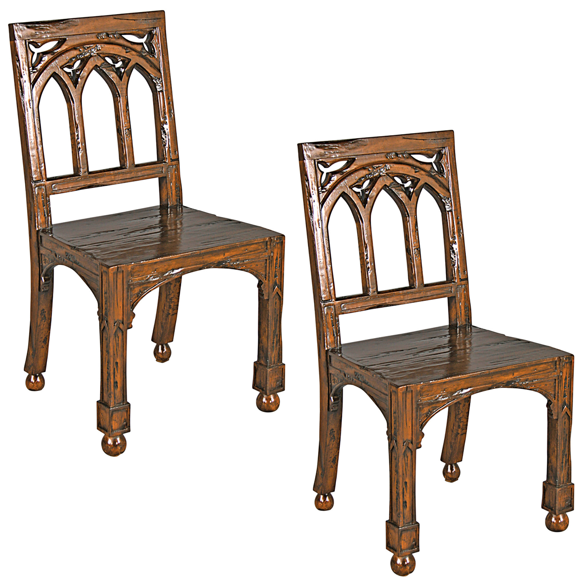Design Toscano Gothic Revival Rectory Side Chair | Wayfair