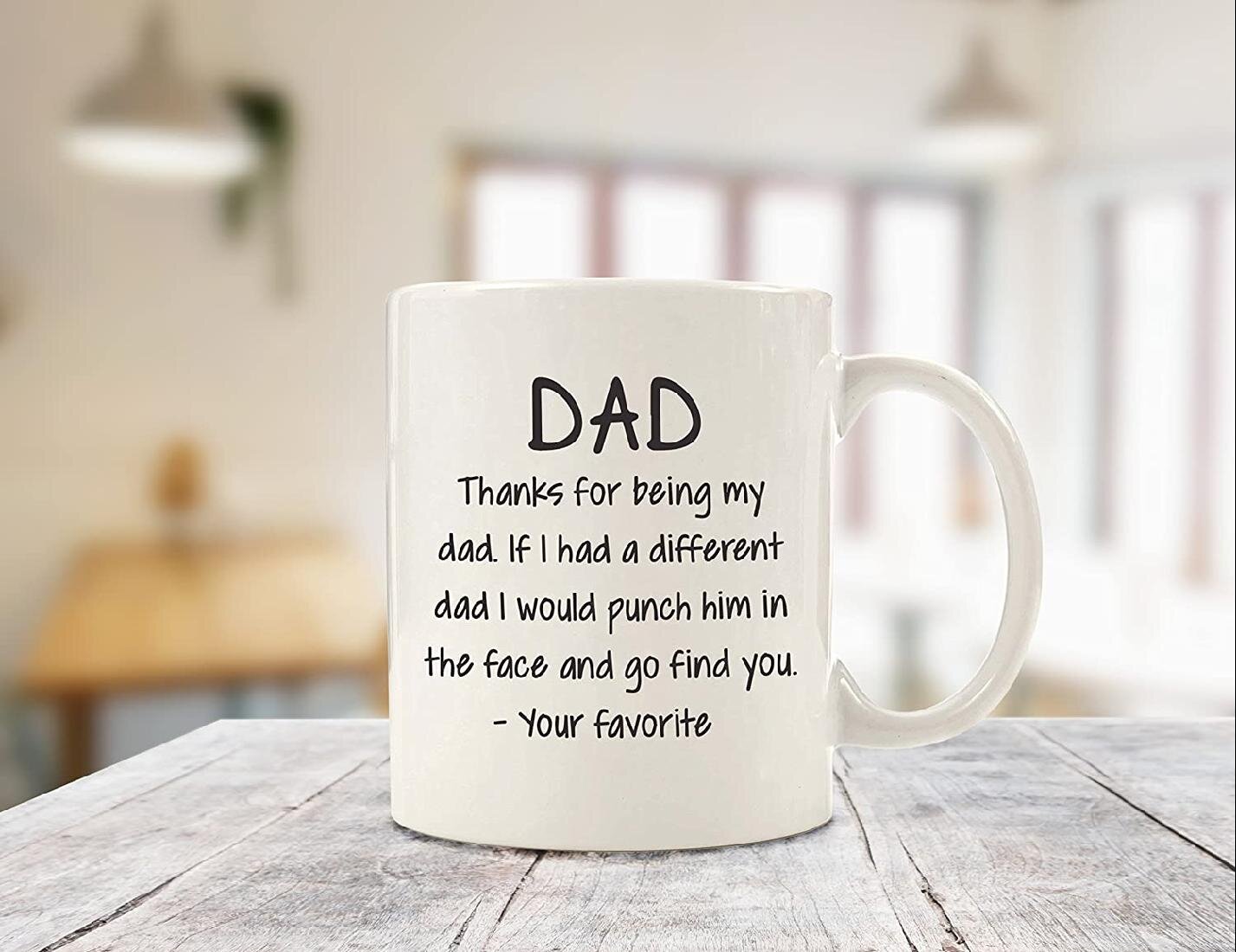 FOXTROT Funny Mug HIS Gift for Dad Fathers Day Birthday christmas SECRET SANTA 
