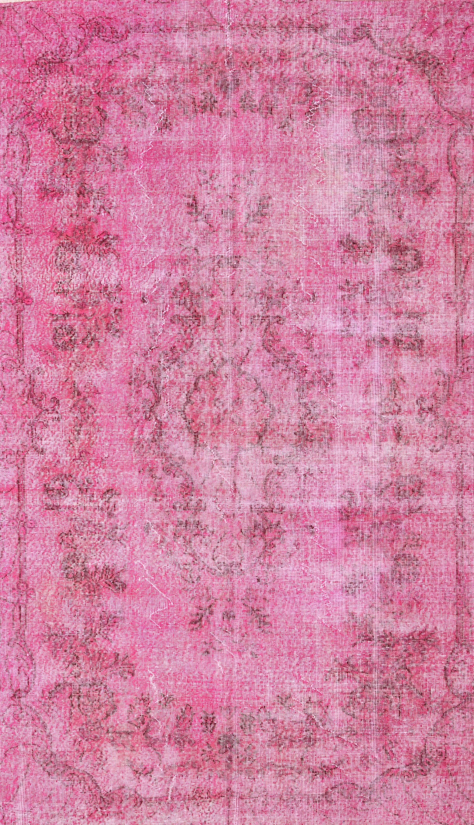 Bungalow Rose Floral Wool Light Pink Area Rug Wayfair