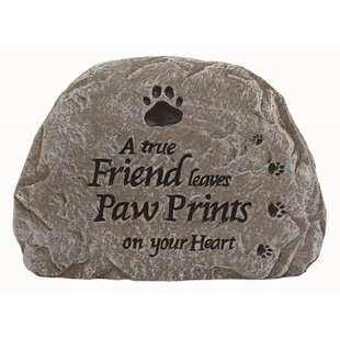 Thoughts Of You Special Friend Memorial Plaque Sentiment Resin Grey Grave Stone 