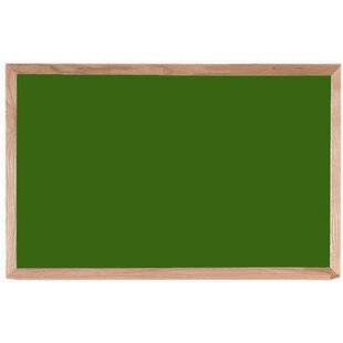Green Magnetic Chalk Board Chalkboards Aluminium Framed 44" X 32" 