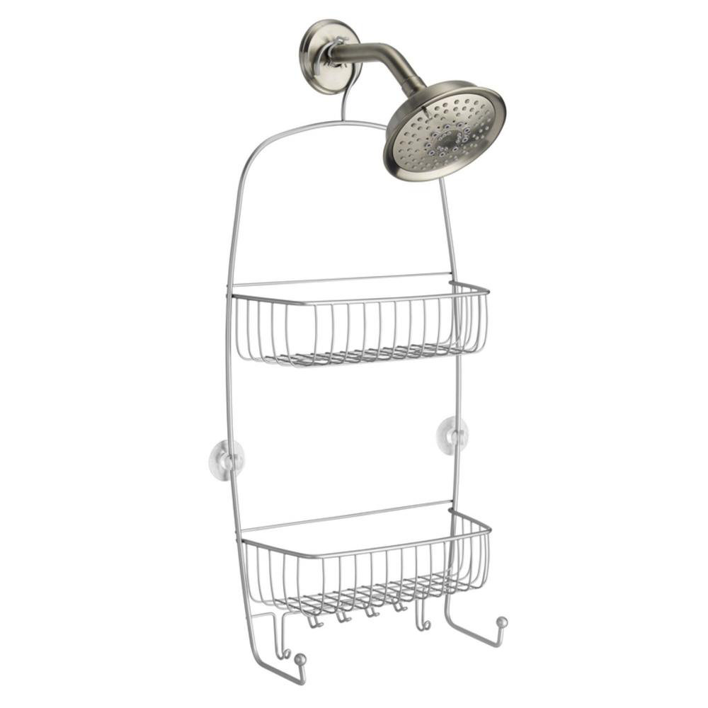 iDesign Suction Stainless Steel Shower Caddy Wayfair