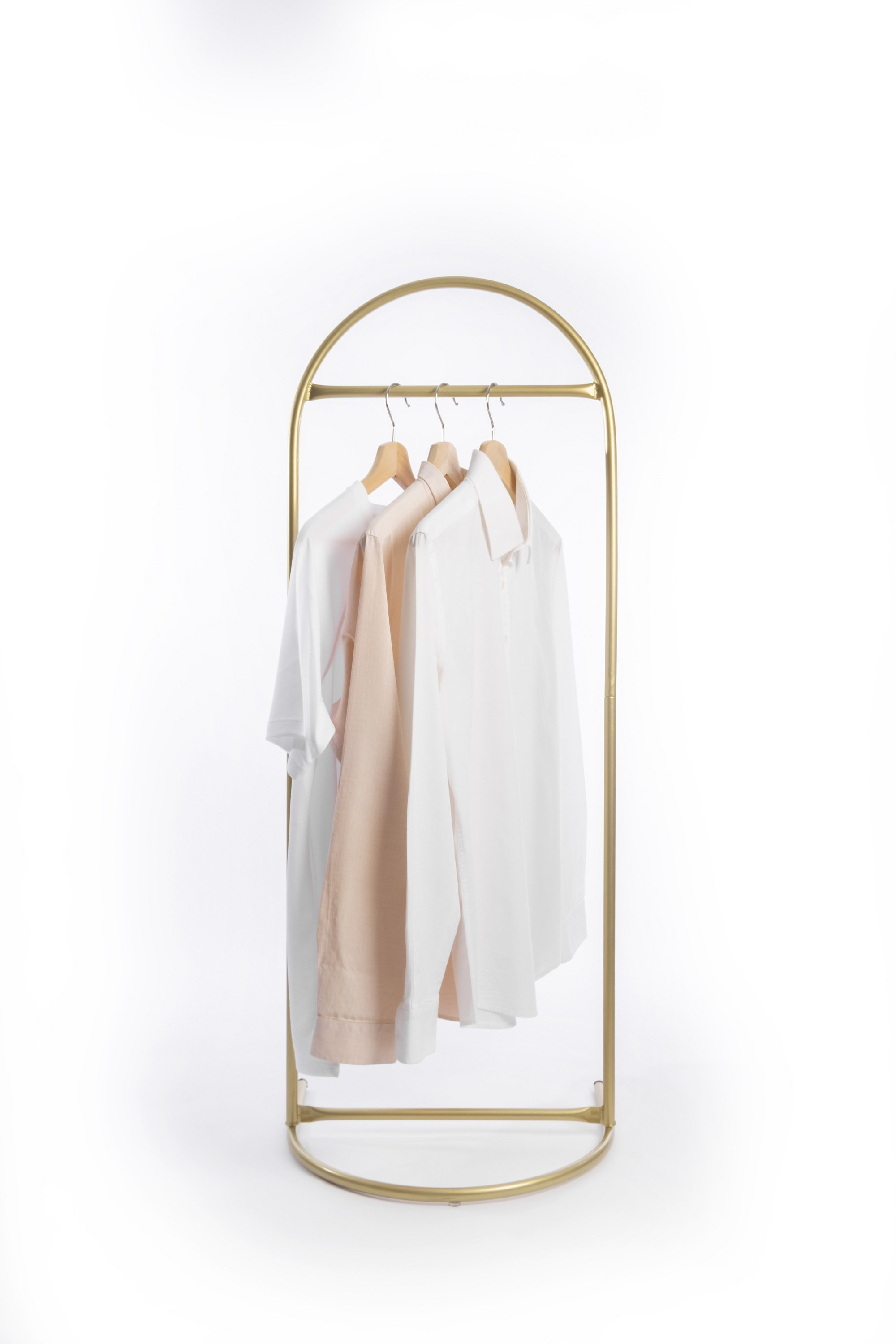 Everly Quinn Vegaindoor Oval Style Garment Rack Wayfair