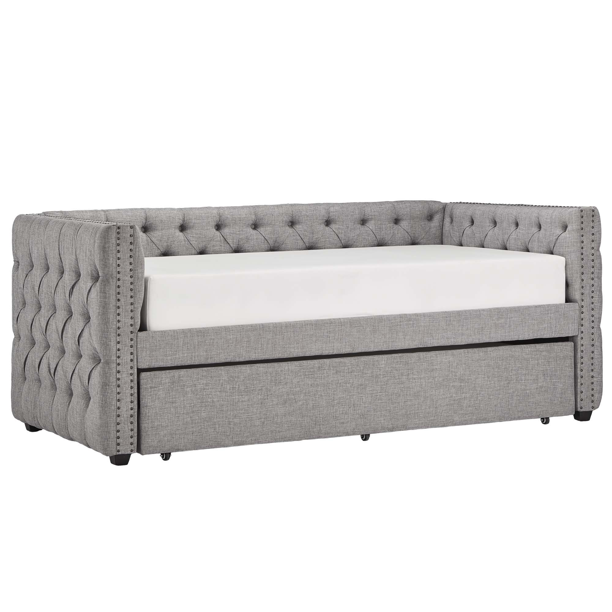 Birch Lane™ Semaj Upholstered Daybed with Trundle & Reviews Wayfair