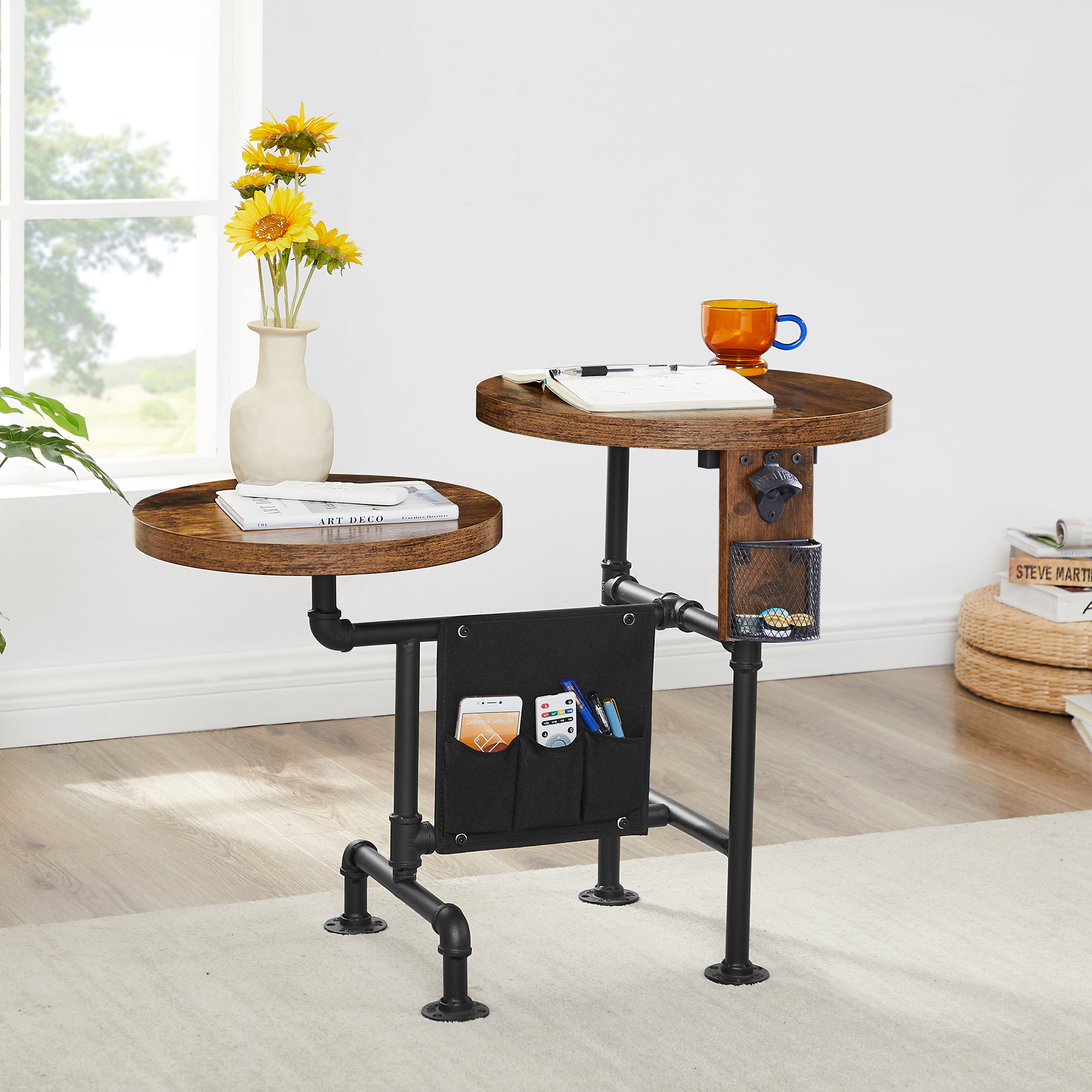 Vecelo 24'' Tall Nesting Tables Wayfair