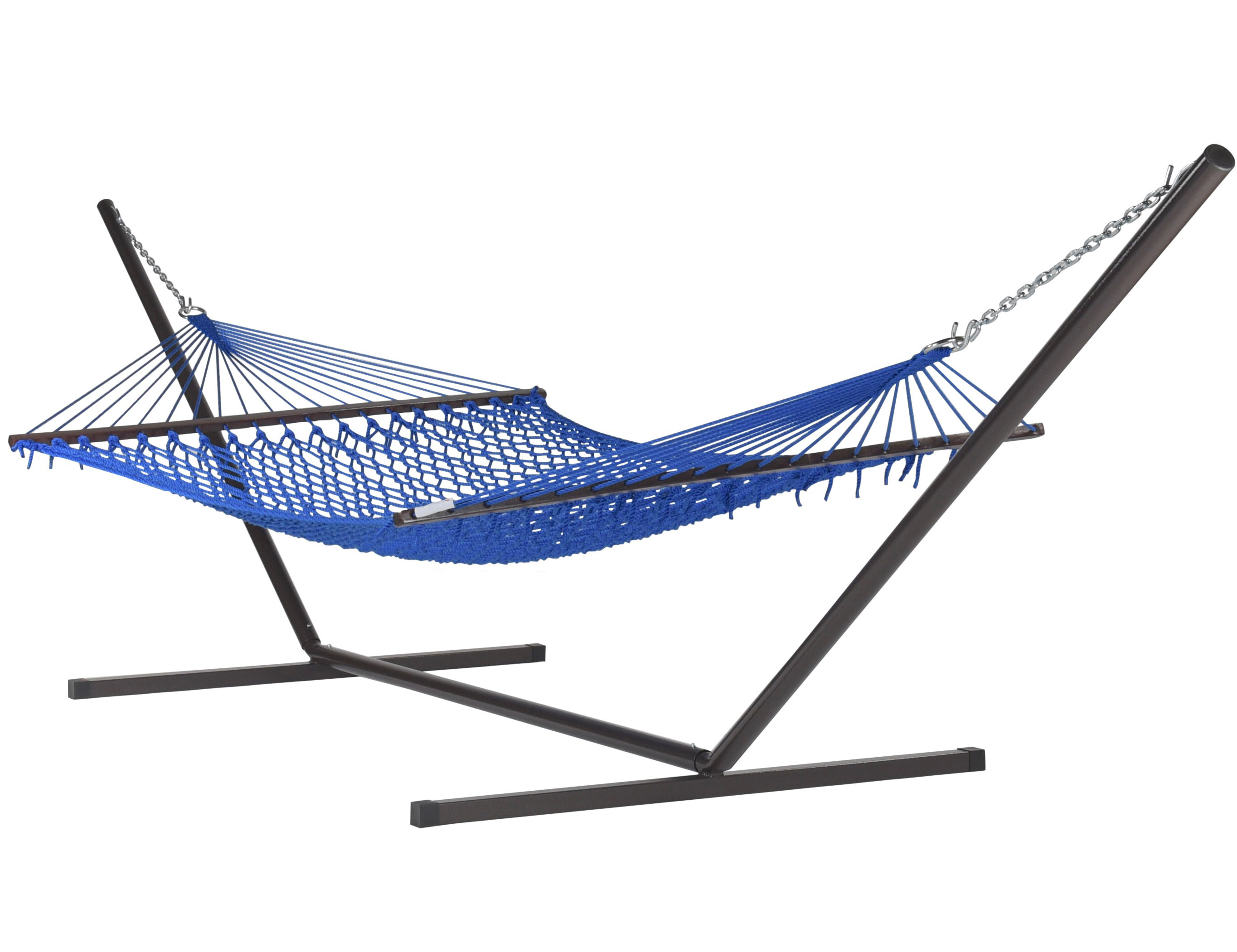 Highland Dunes Blanco Double Spreader Bar Hammock with Stand & Reviews