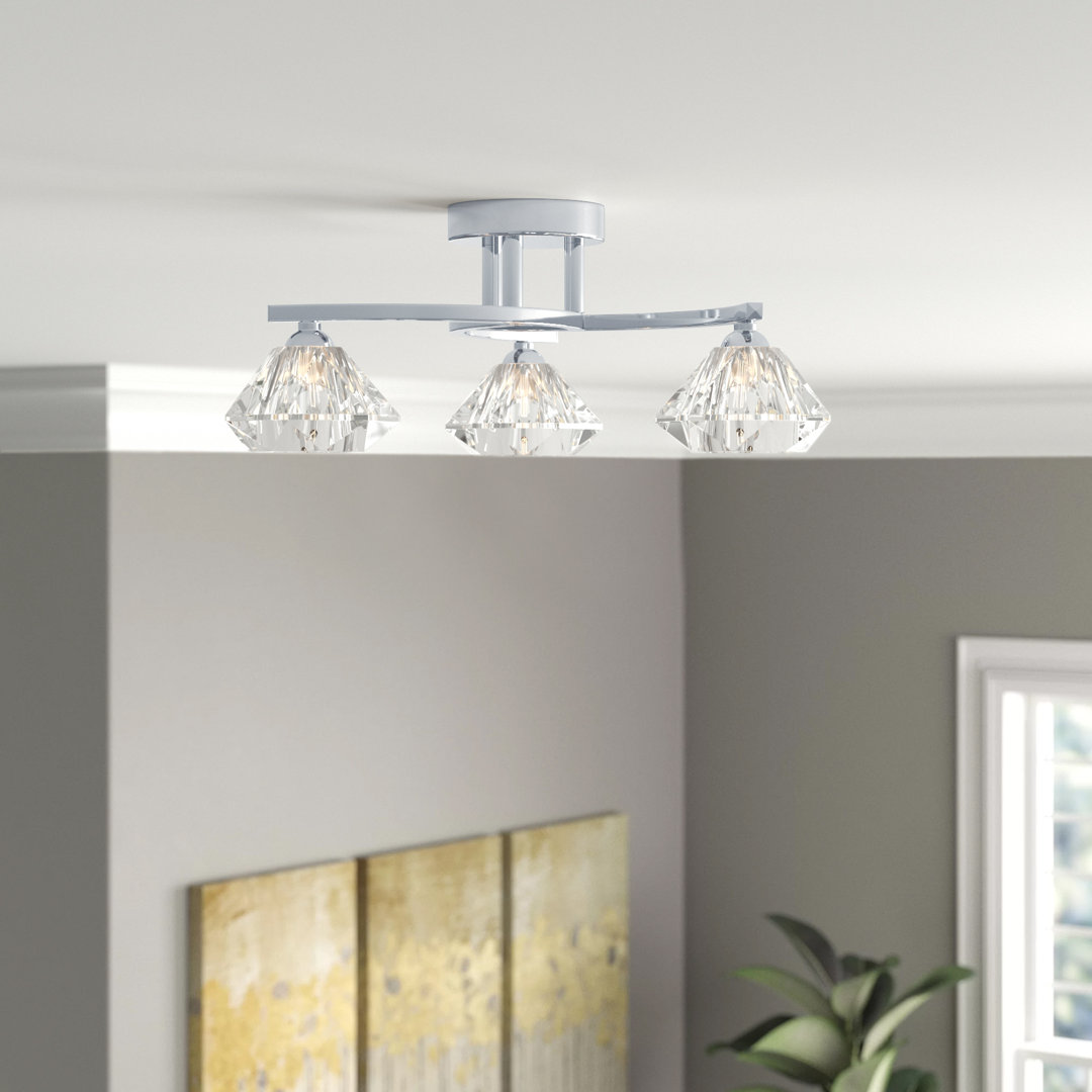 Etta Avenue Deckenleuchte 3-flammig Johana, 38 cm