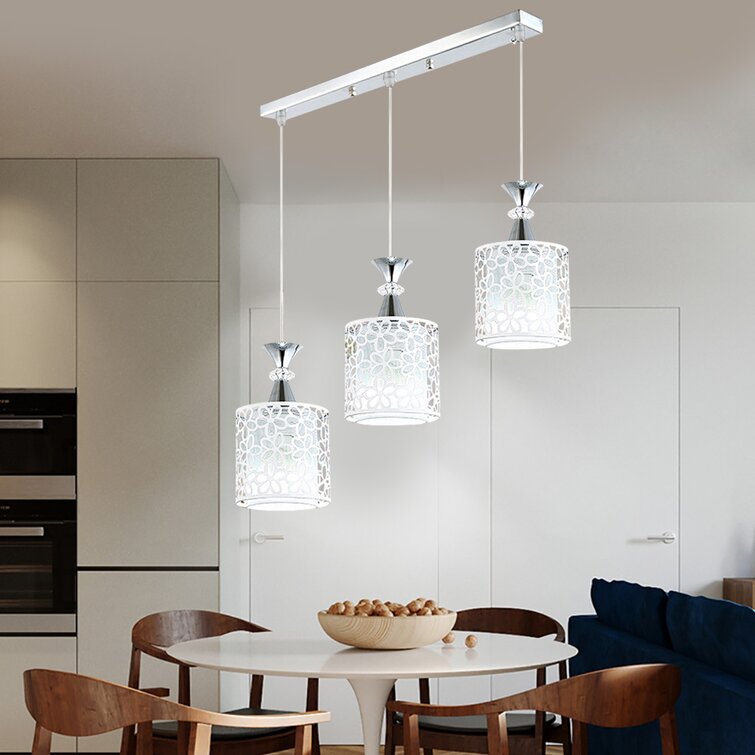 Modern Petal Ceiling Light LED Pendant Lamp Dining Room Chandelier 3 Lights E27 
