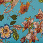 Sky Blue Multi Floral with Birds