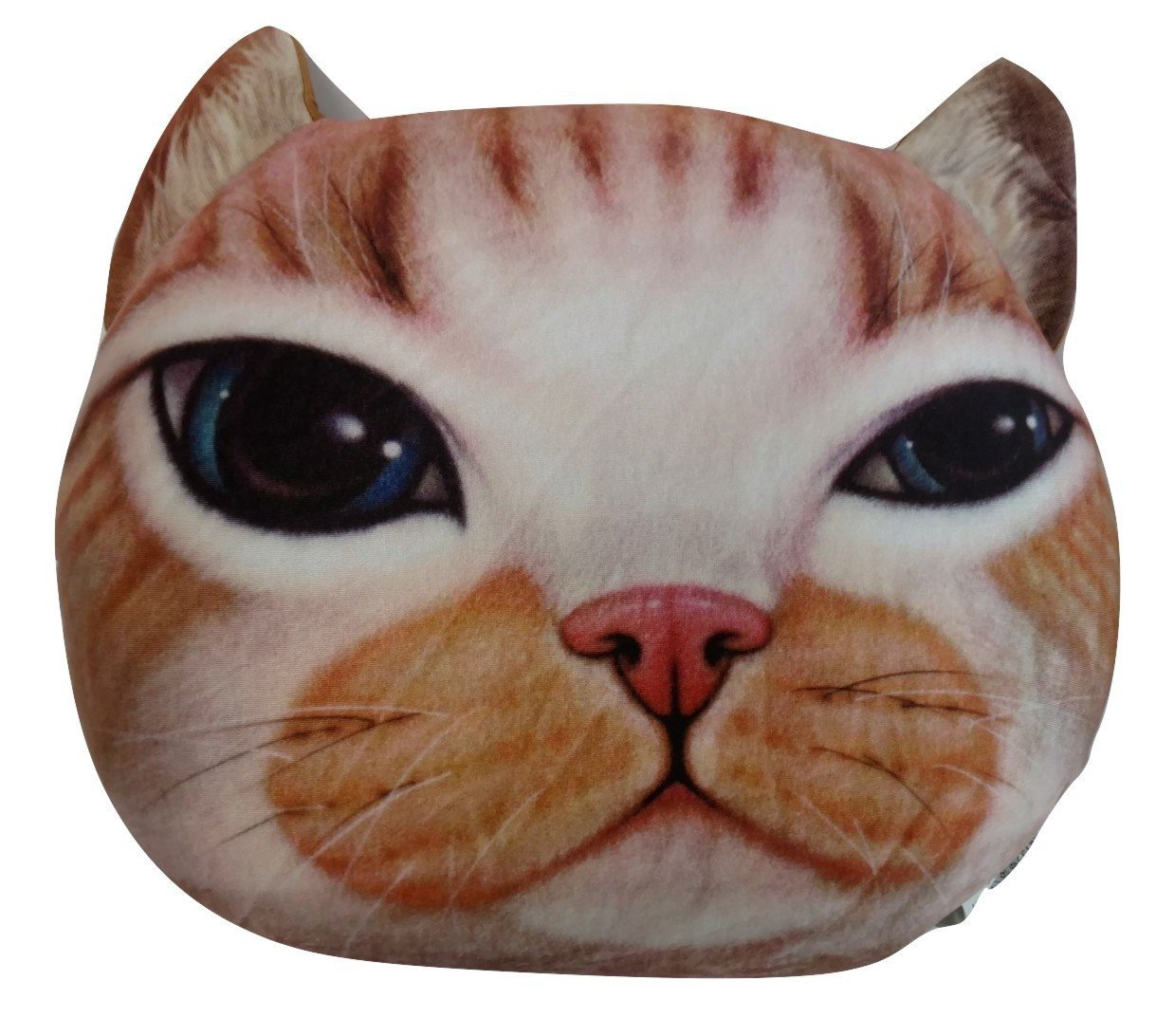 orange cat pillow