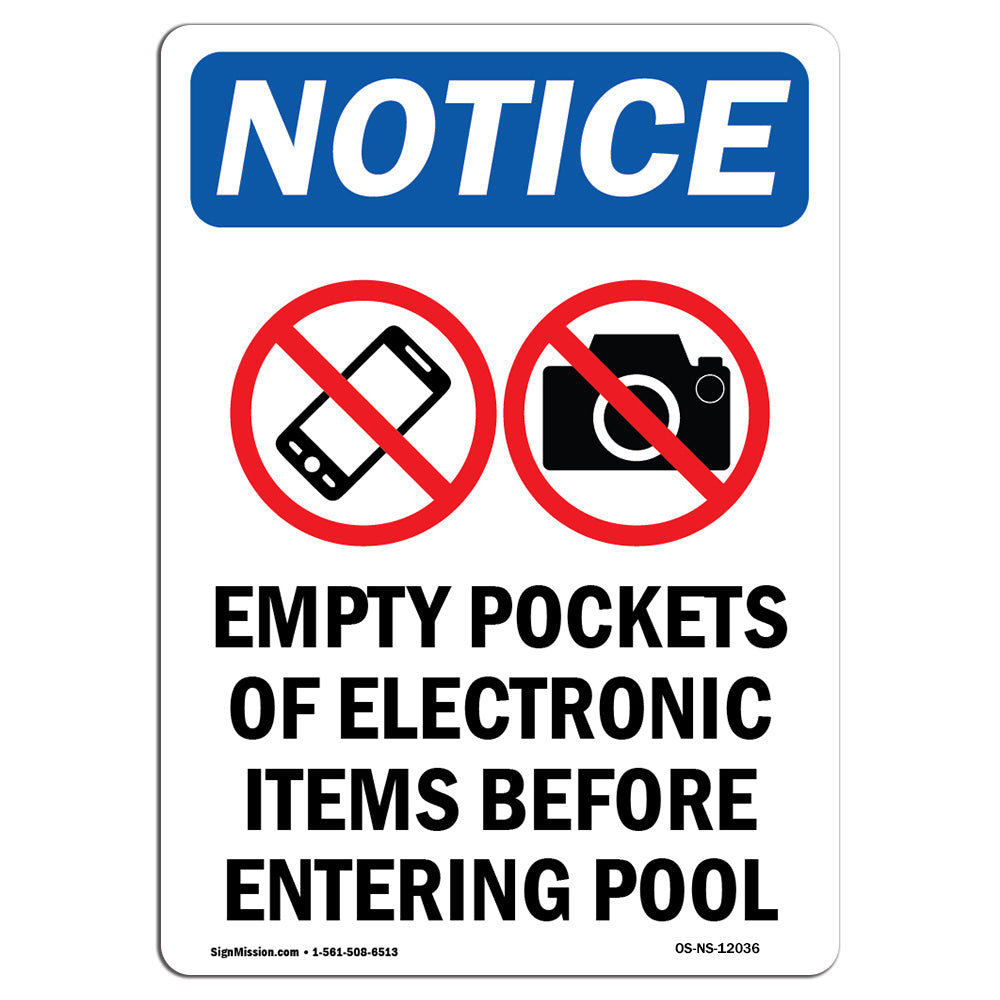 SignMission Notice Empty Pockets Of Electronic Sign Wayfair