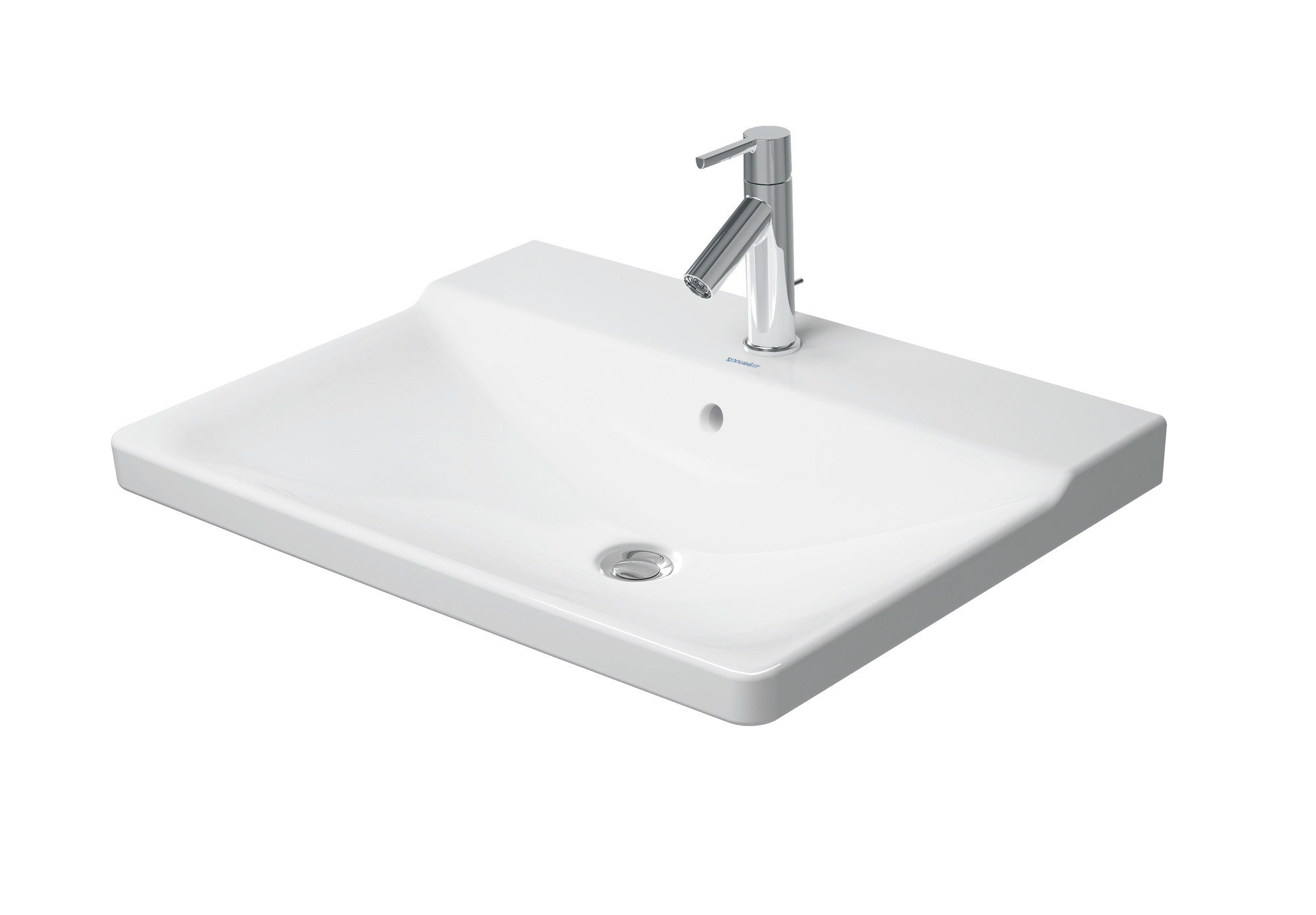 Duravit P3 Comforts 19.5'' White Ceramic Rectangular Wall Mount