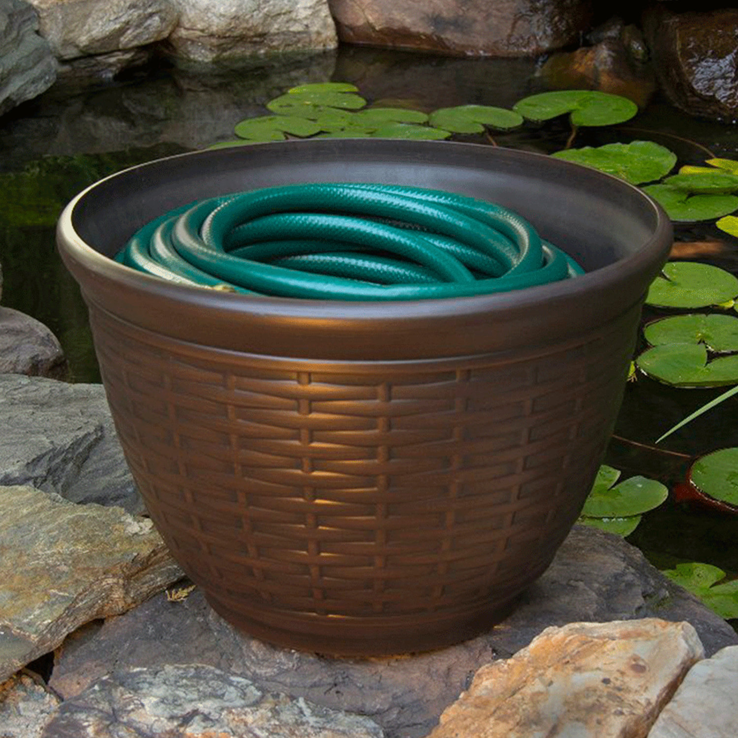 Liberty Garden Plastic Hose Pot & Reviews Wayfair