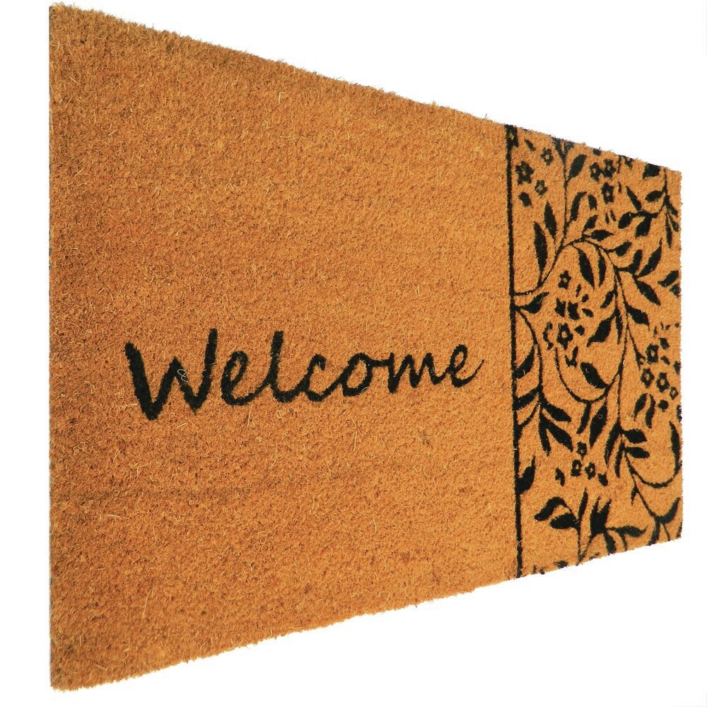 PVC Backed Coir Charm "Home" Doormat For Home Office Brand New 