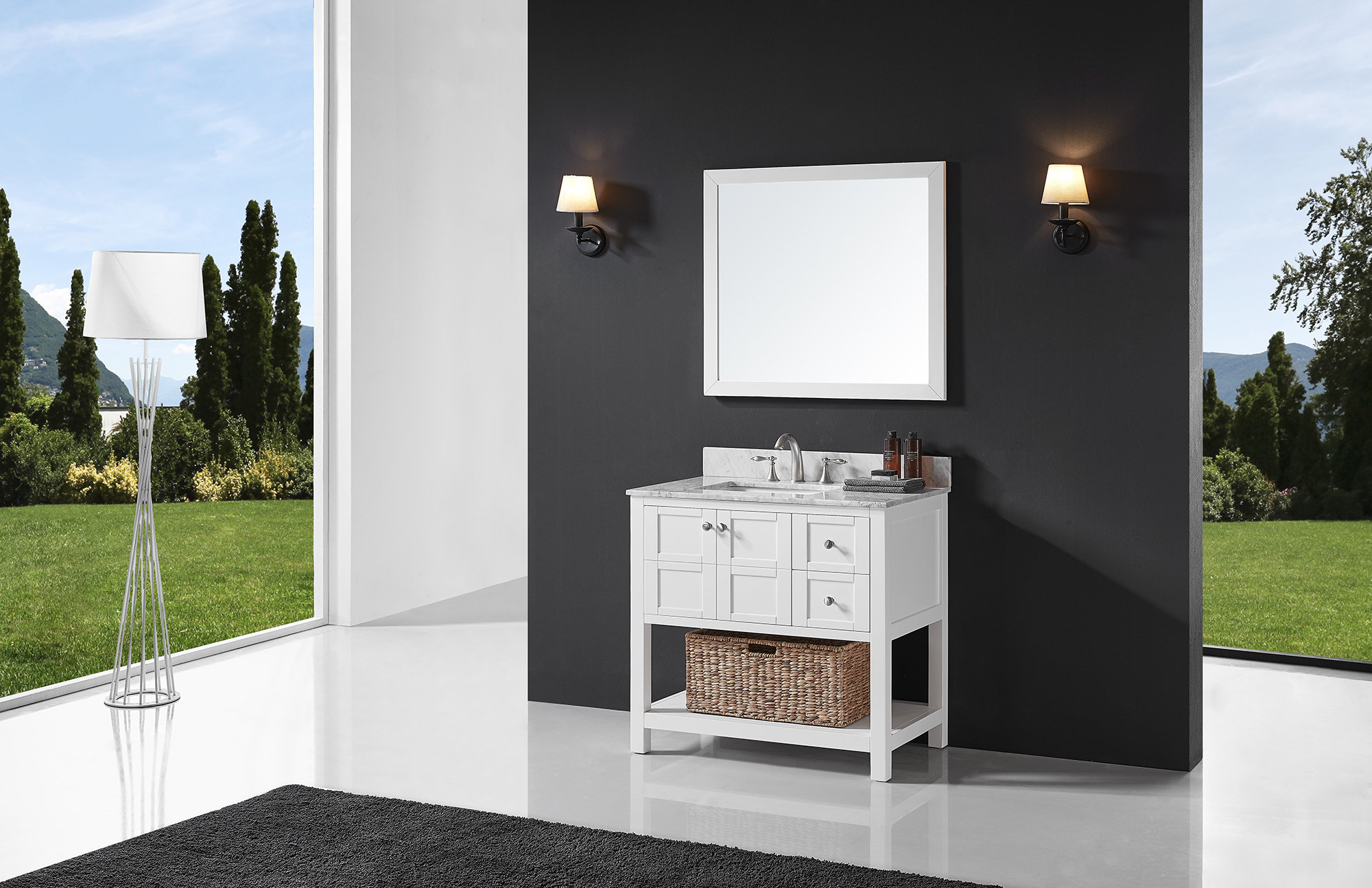 Highland Dunes Coe 36" Single Bathroom Vanity Set Wayfair