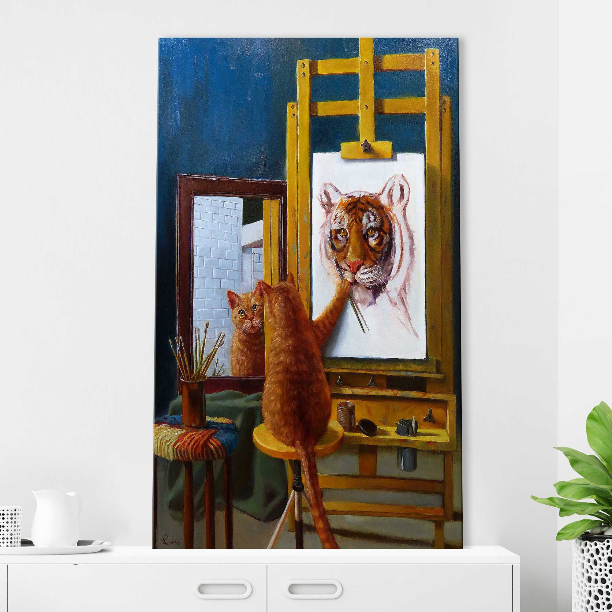 Red Barrel Studio® Norman Catwell by Lucia Heffernan Painting Wayfair