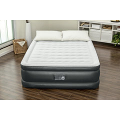 Headboard Airbed Mattress Lightweight Durable Soft Comfy Foldable Inflatable New 