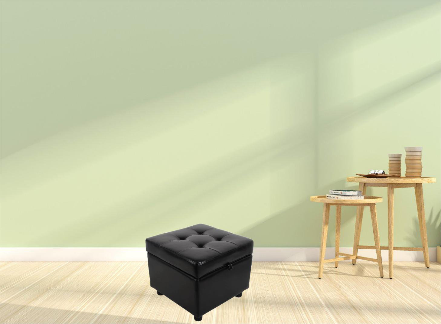 Orren Ellis Aniisa Vegan Leather Ottoman Wayfair