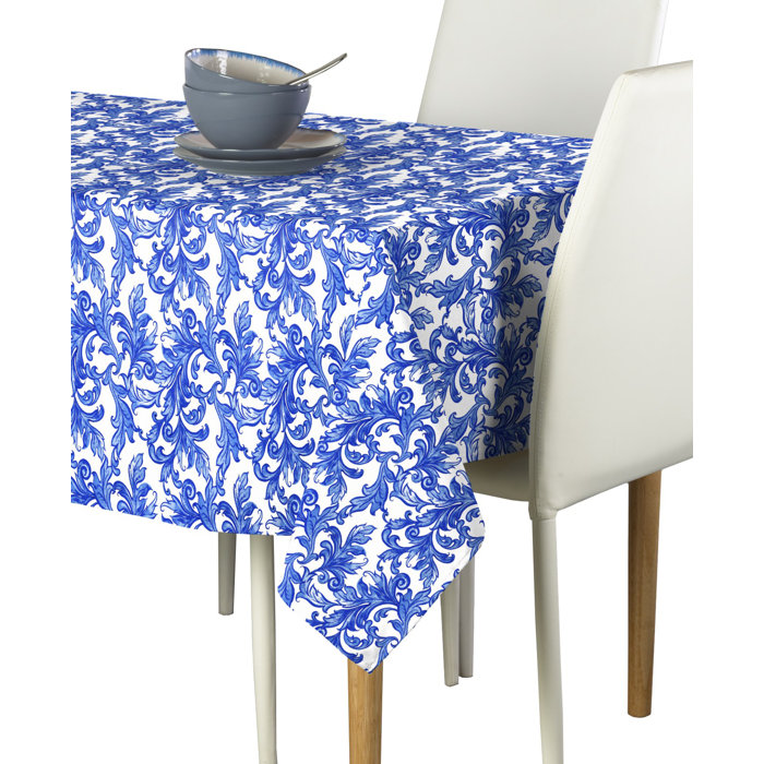 Alcott Hill® Ikeda Rectangle Floral Polyester Tablecloth | Wayfair