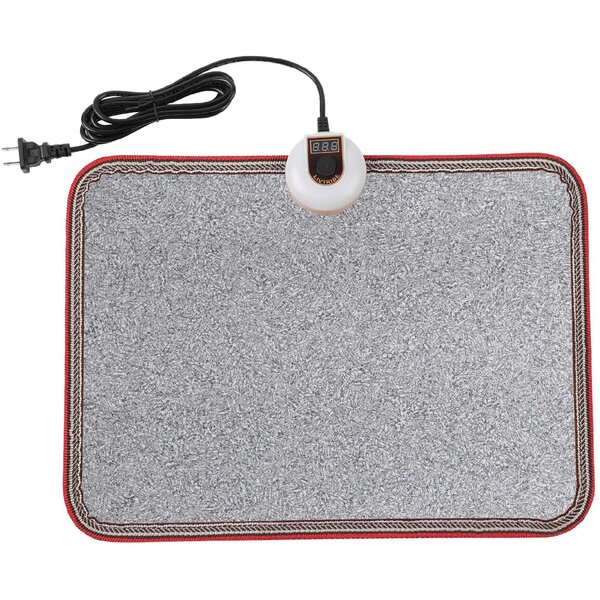 Electric Foot Feet Heating Warmer Pad Heated Floor Carpet Mat for Office Home ZB 