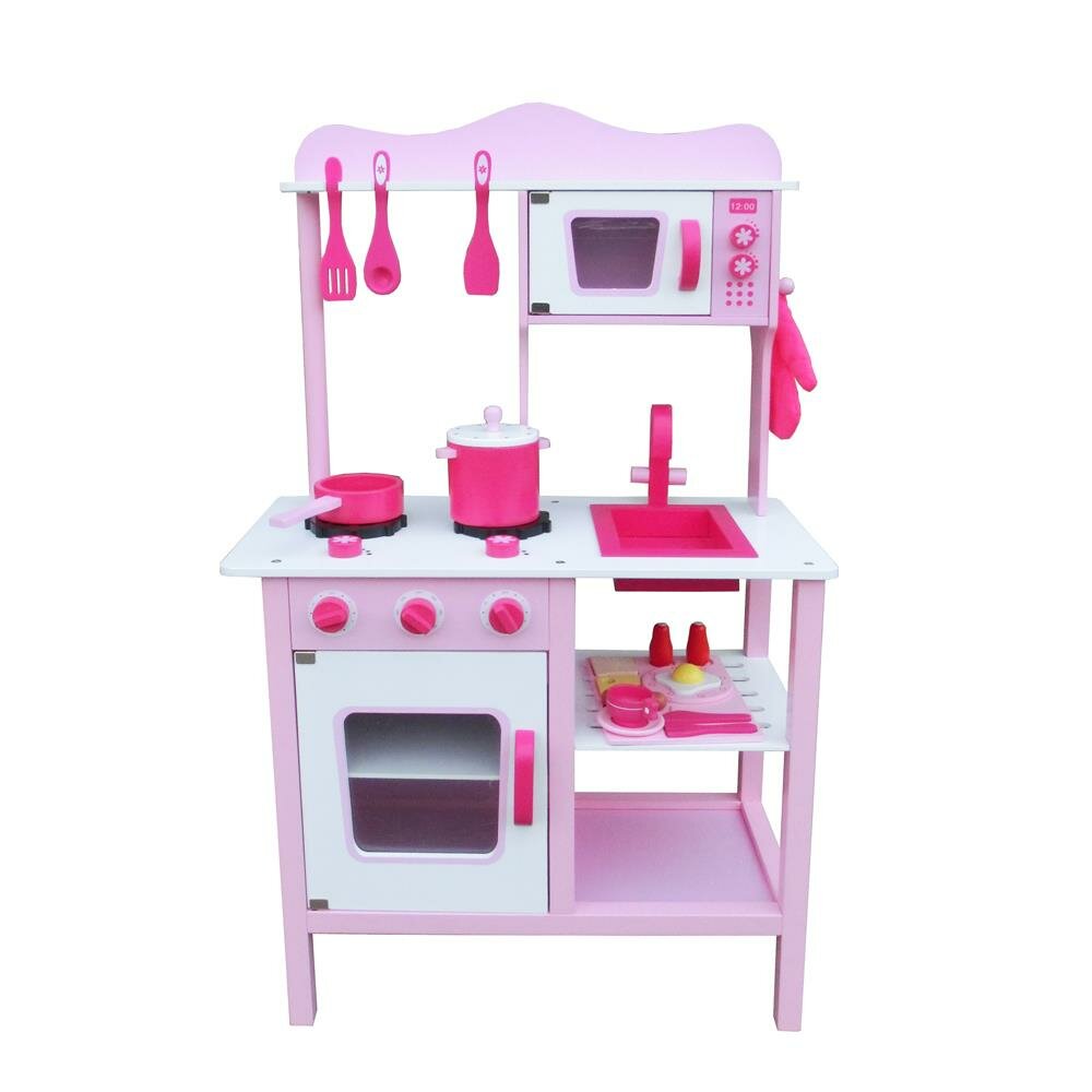 Pretend Playing Kitchen For Children Cooking Food Creative Playset Girl Boys Toy 