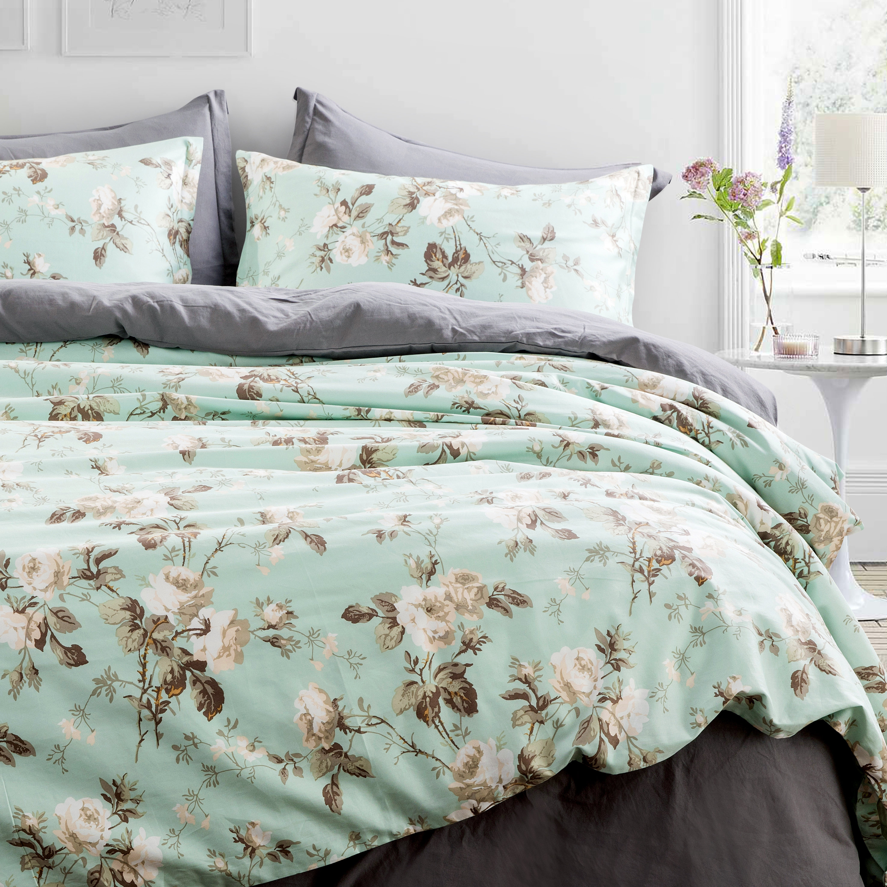 Gearhart Cotton Duvet Cover Set Brite Lite New Neon